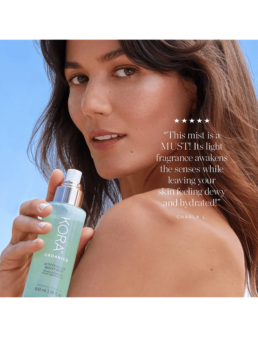 Kora Organics - Minty Mineral Hydration Mist 100ml - näoudusti - clear - 2