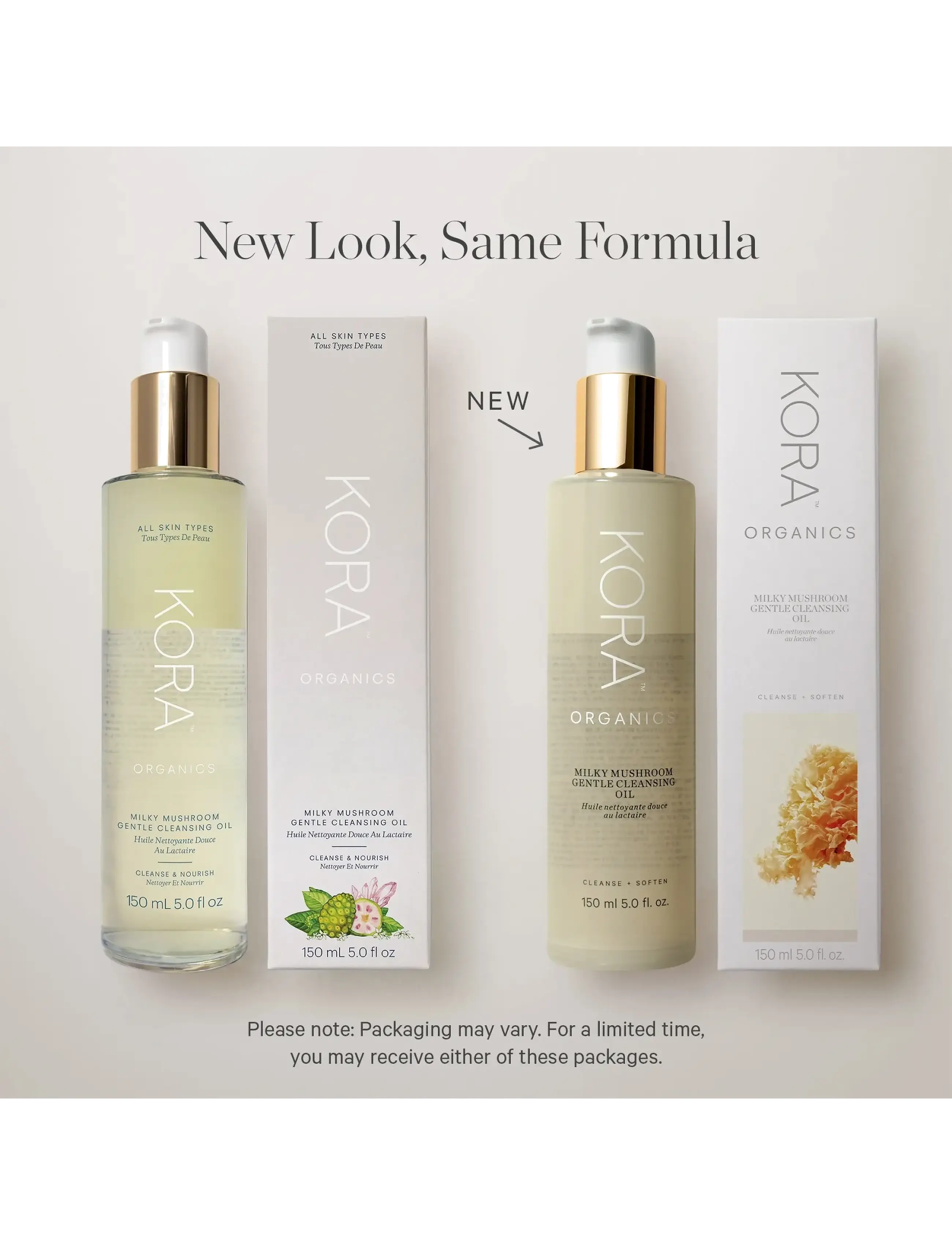 Kora Organics - Milky Mushroom Gentle Cleansing Oil - renseolier - clear - 5
