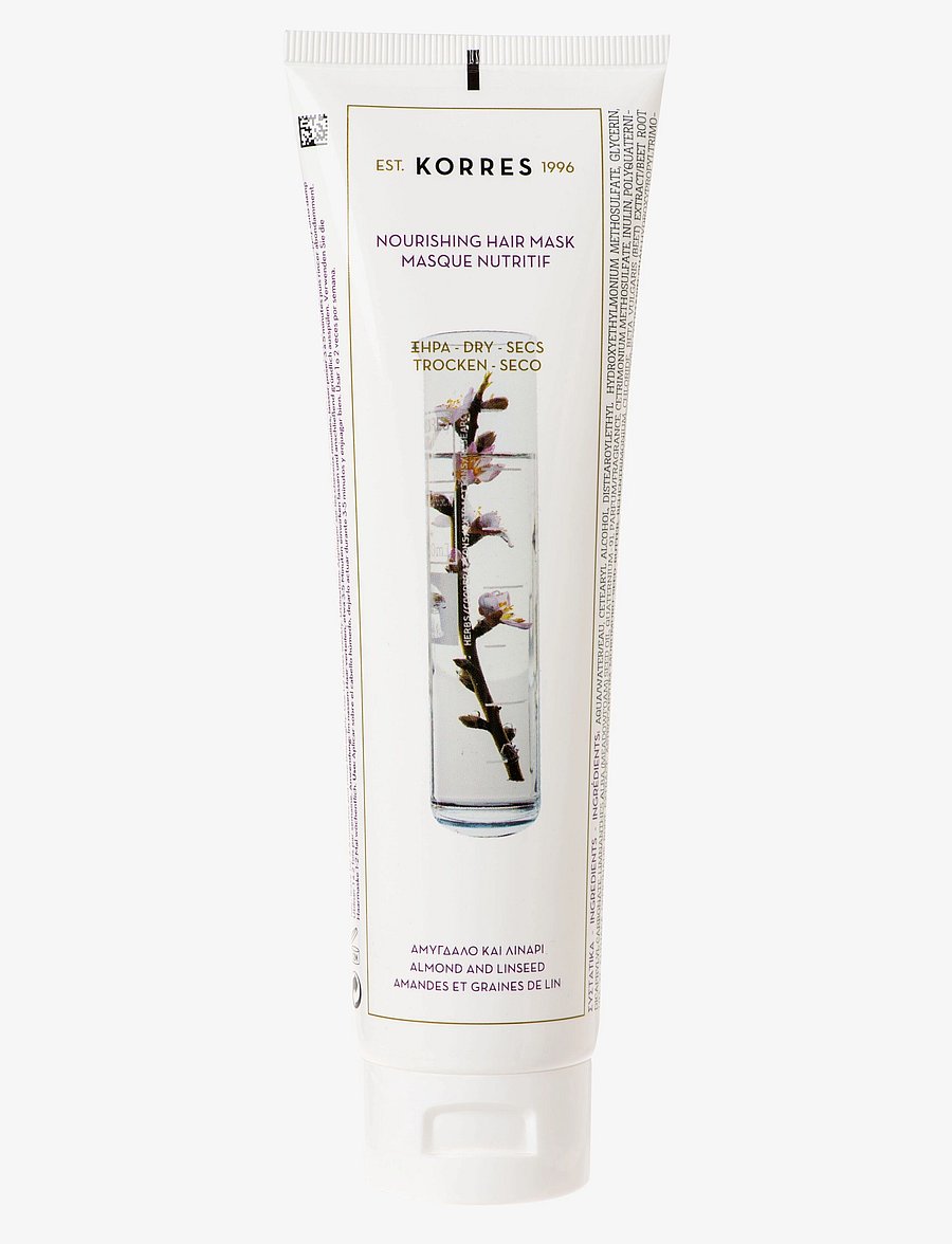 KORRES - Almond Oil + Linseed Hair Mask For Dry / Damaged Hair - juuksemaskid - no color - 0