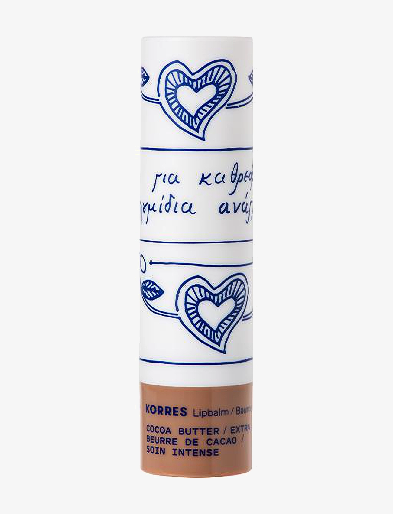 KORRES Lip Balm Cocoa Butter, Læbepleje, Nude, Str: 4.5 g