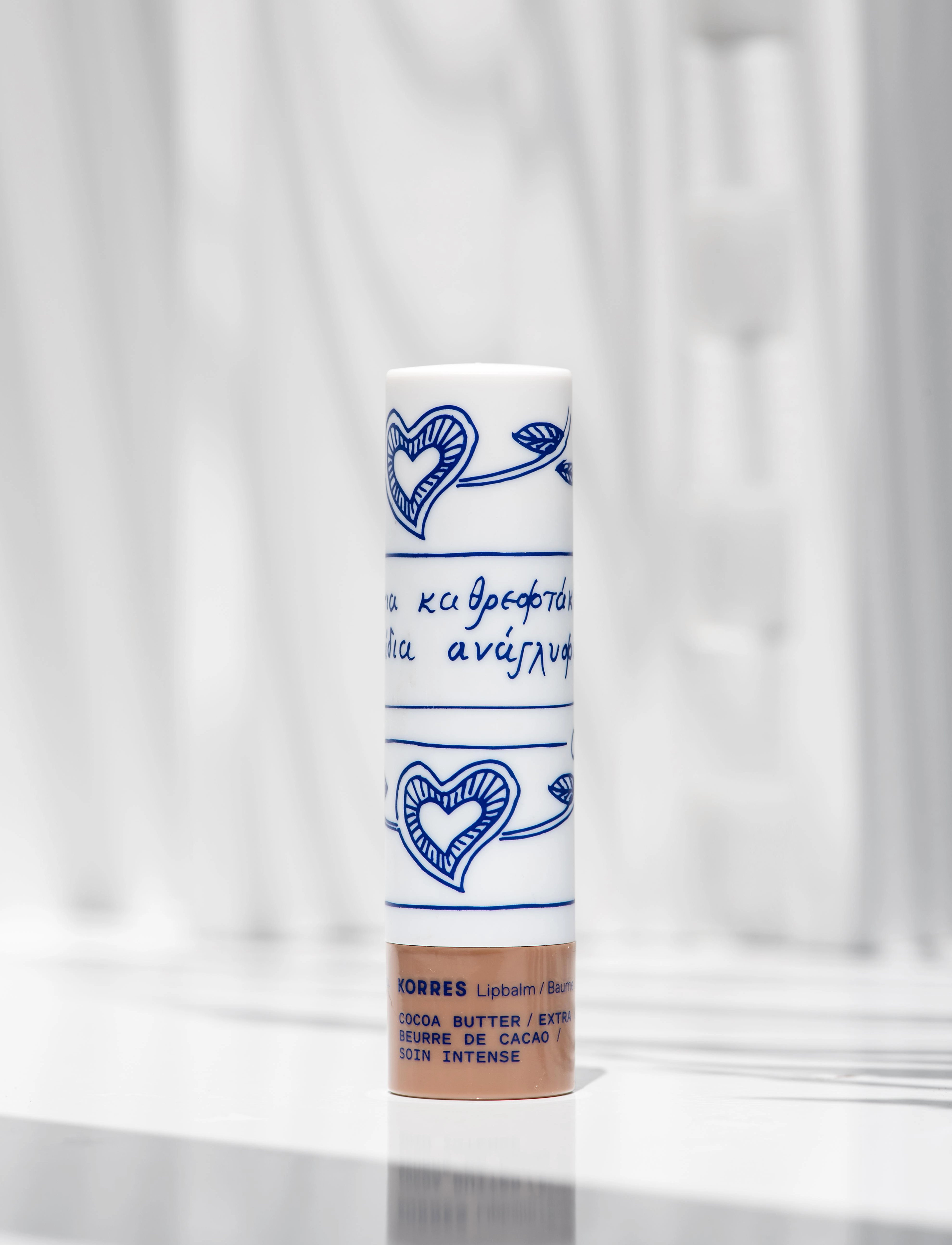 KORRES Lip Balm Cocoa Butter, 4.5 g, Nude, Ansigt > Læbepleje, Dame