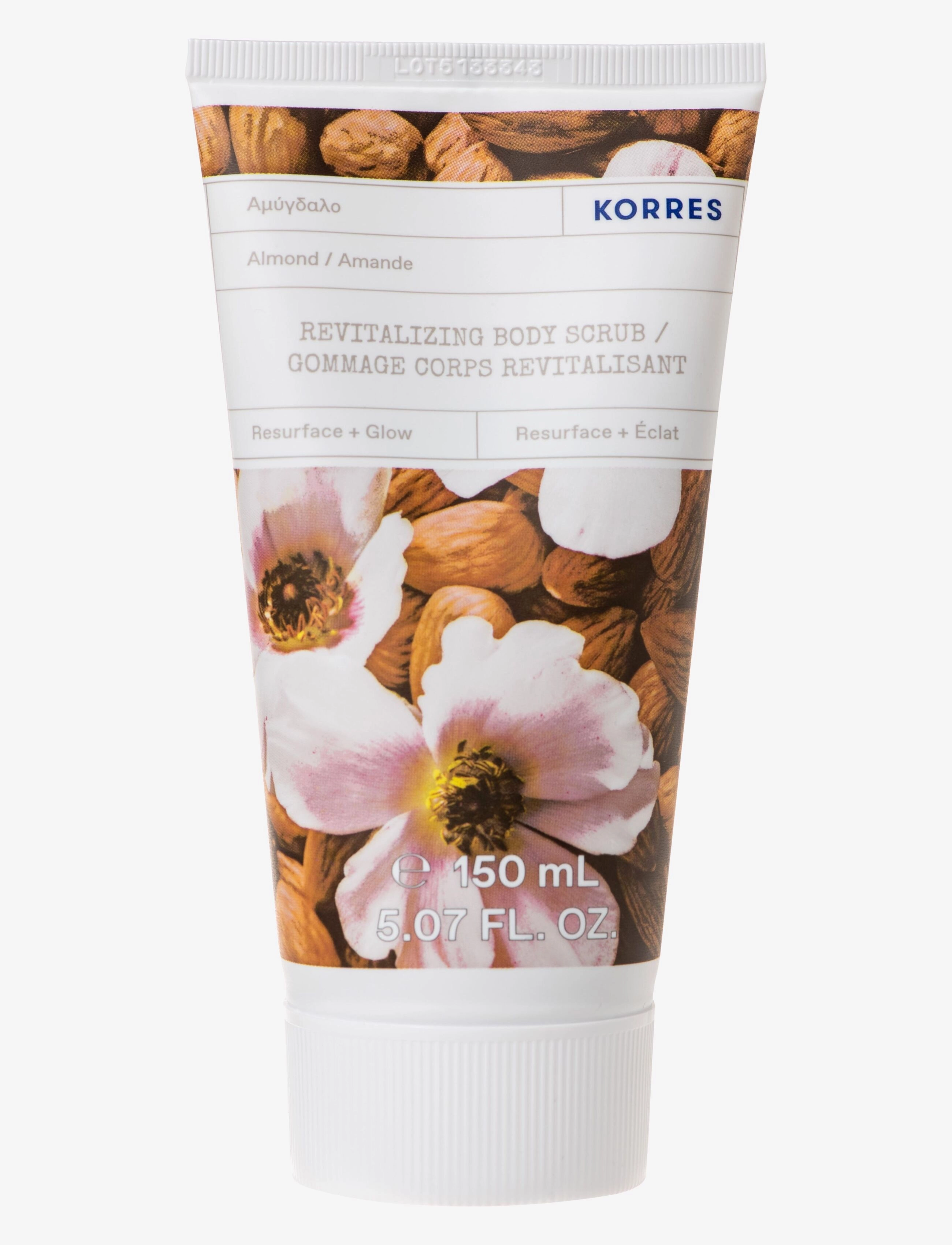 KORRES Almond Revitalizing Body Scrub, 150 ml, Nude, Krop > Scrub Og Eksfolierende Midler, Dame