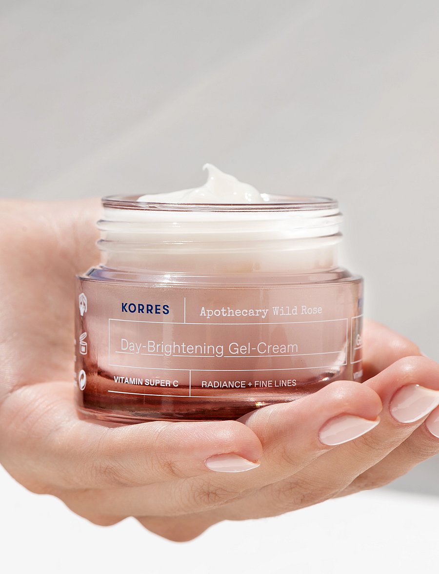 KORRES - Apothecary Wild Rose Day-Brightening Gel-Cream - päevakreemid - no color - 3