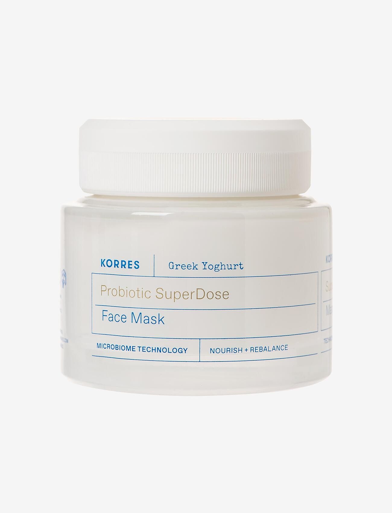 KORRES - Greek Yoghurt Probiotic SuperDose Face Mask - Återfuktande masker - no color - 1