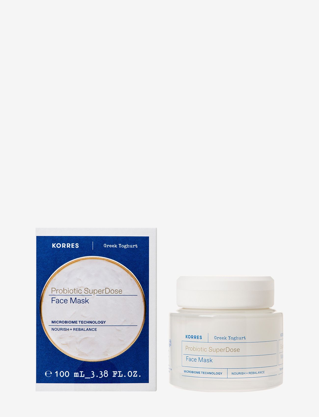 KORRES - Greek Yoghurt Probiotic SuperDose Face Mask - Återfuktande masker - no color - 2