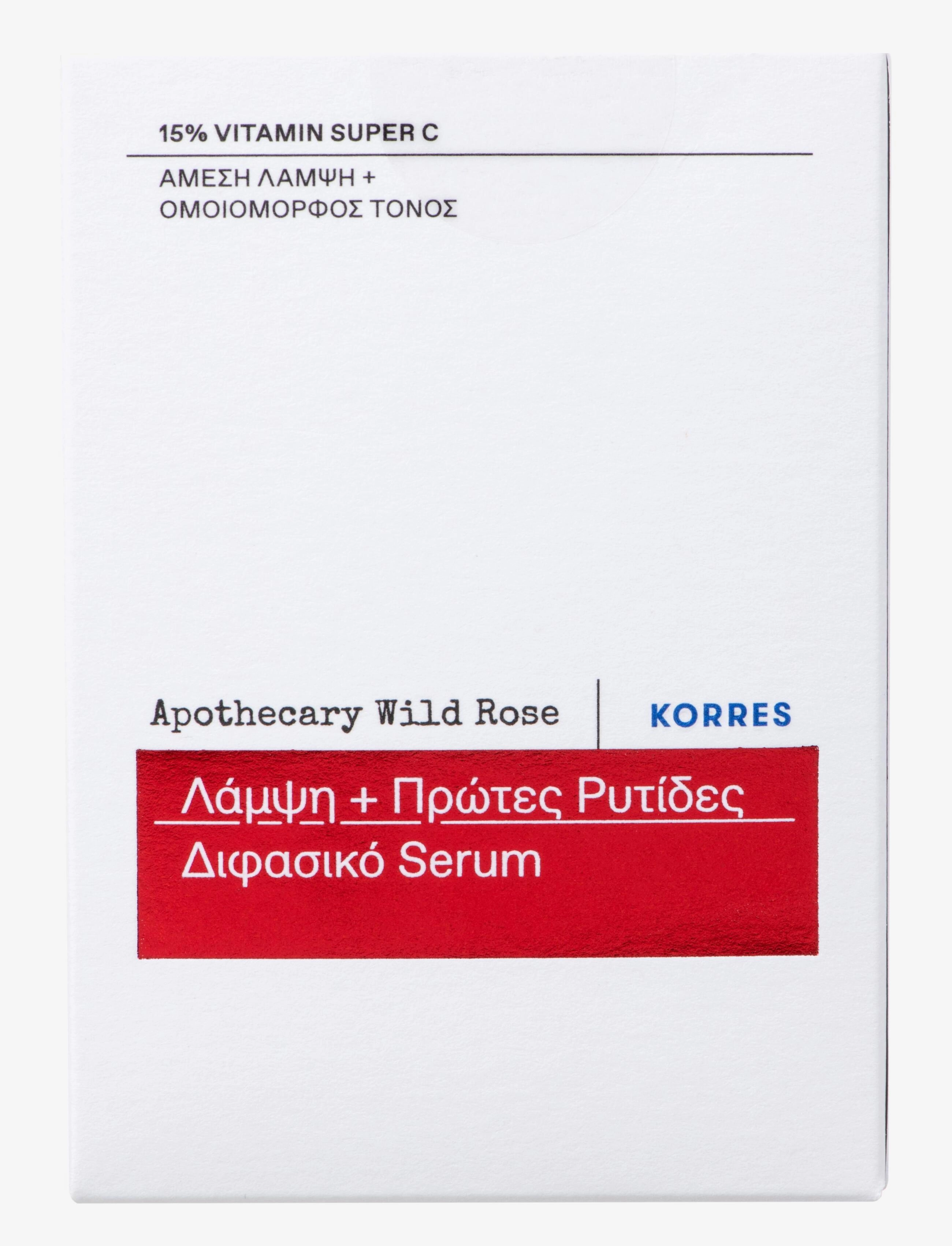KORRES - Apothecary Wild Rose Spotless Serum - kasvot - no color - 1