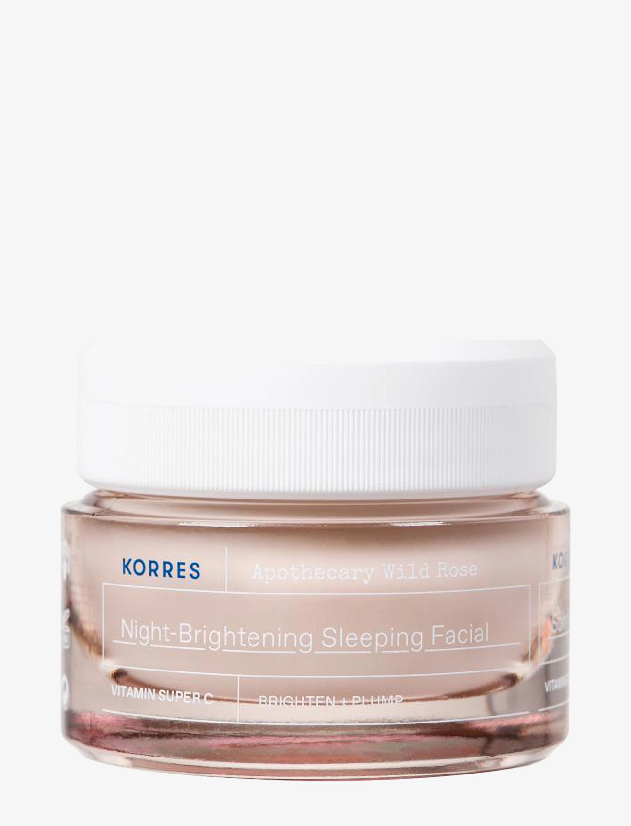 KORRES Apothecary Wild Rose Night-Brightening Sleeping Facial, Sovemaske, Nude, Str: 40 ml