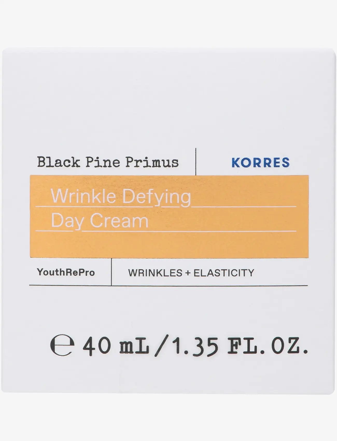 KORRES - Black Pine Primus Wrinkle Defying Day Cream - fugtpleje - no colour - 1