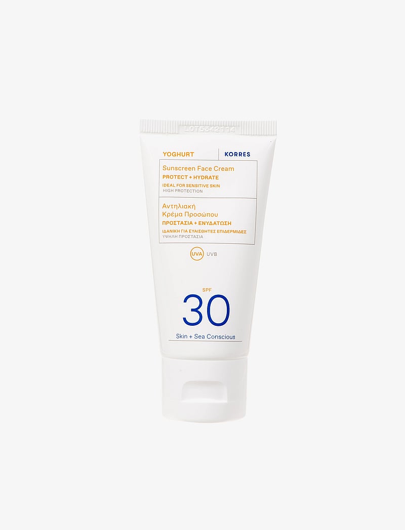 KORRES - Yoghurt Face Sunscreen SPF 30 - för ansiktet - no color - 1