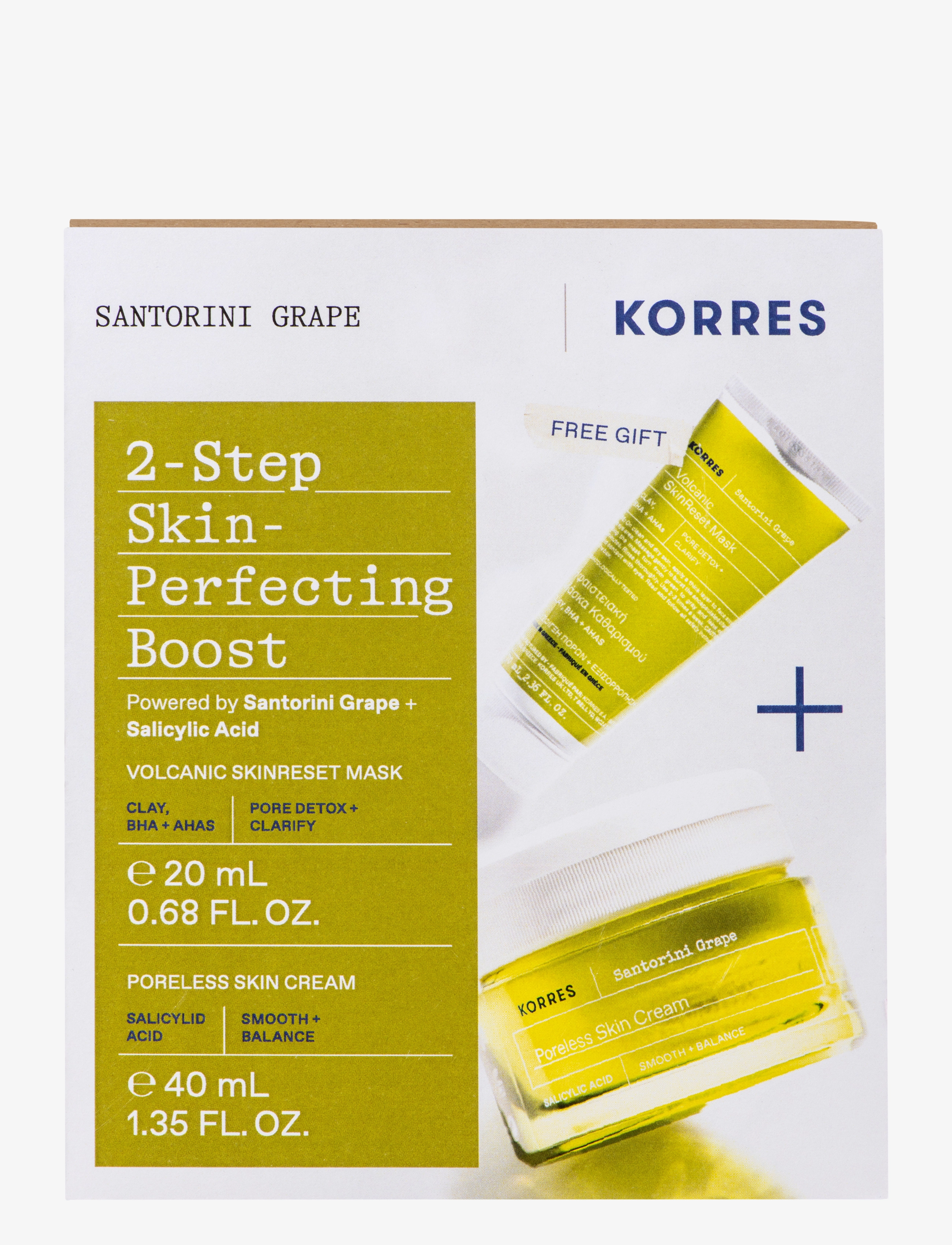 KORRES Santorini Grape 2-Step Skin-Perfecting Boost Skincare Set - Hudpleje - NO COLOR / undefined