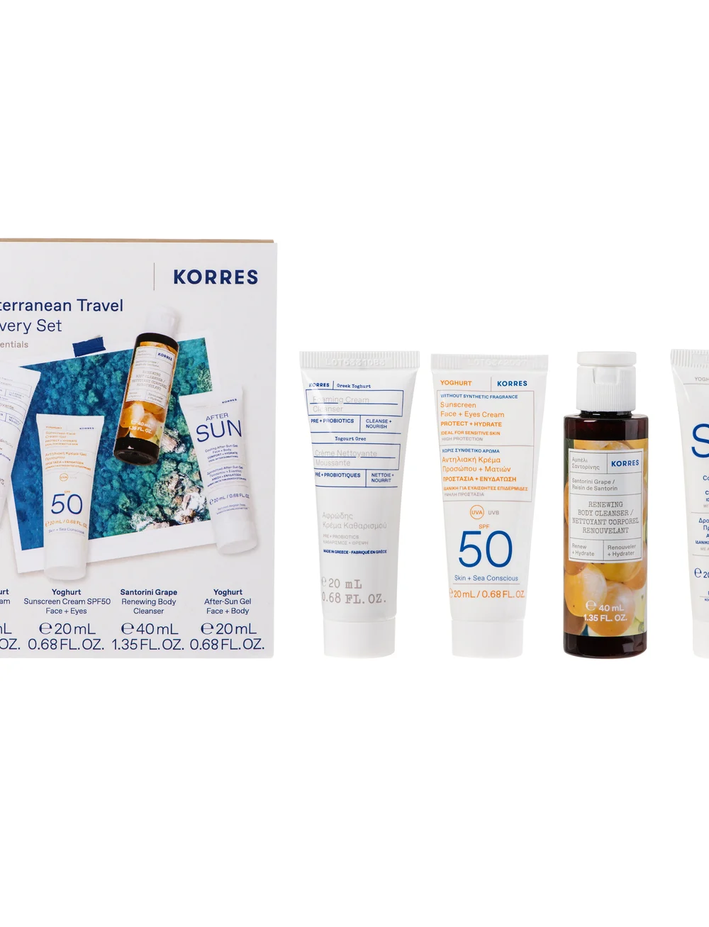 KORRES - The Mediterranean Travel Discovery Set - above 500kr - no color - 3