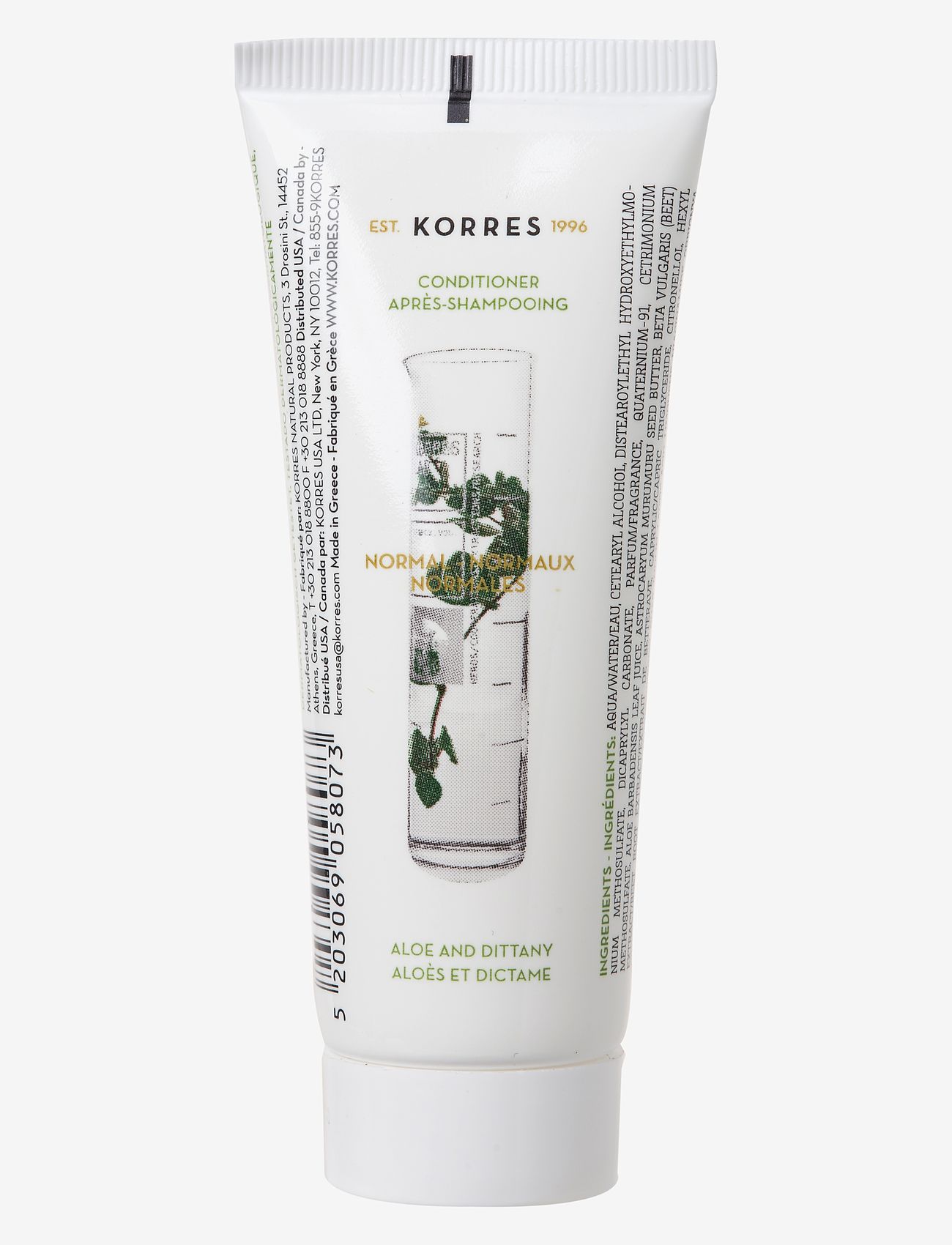 KORRES - Aloe + Dittany Conditioner For Νormal Ηair - kondicionierius - clear - 0