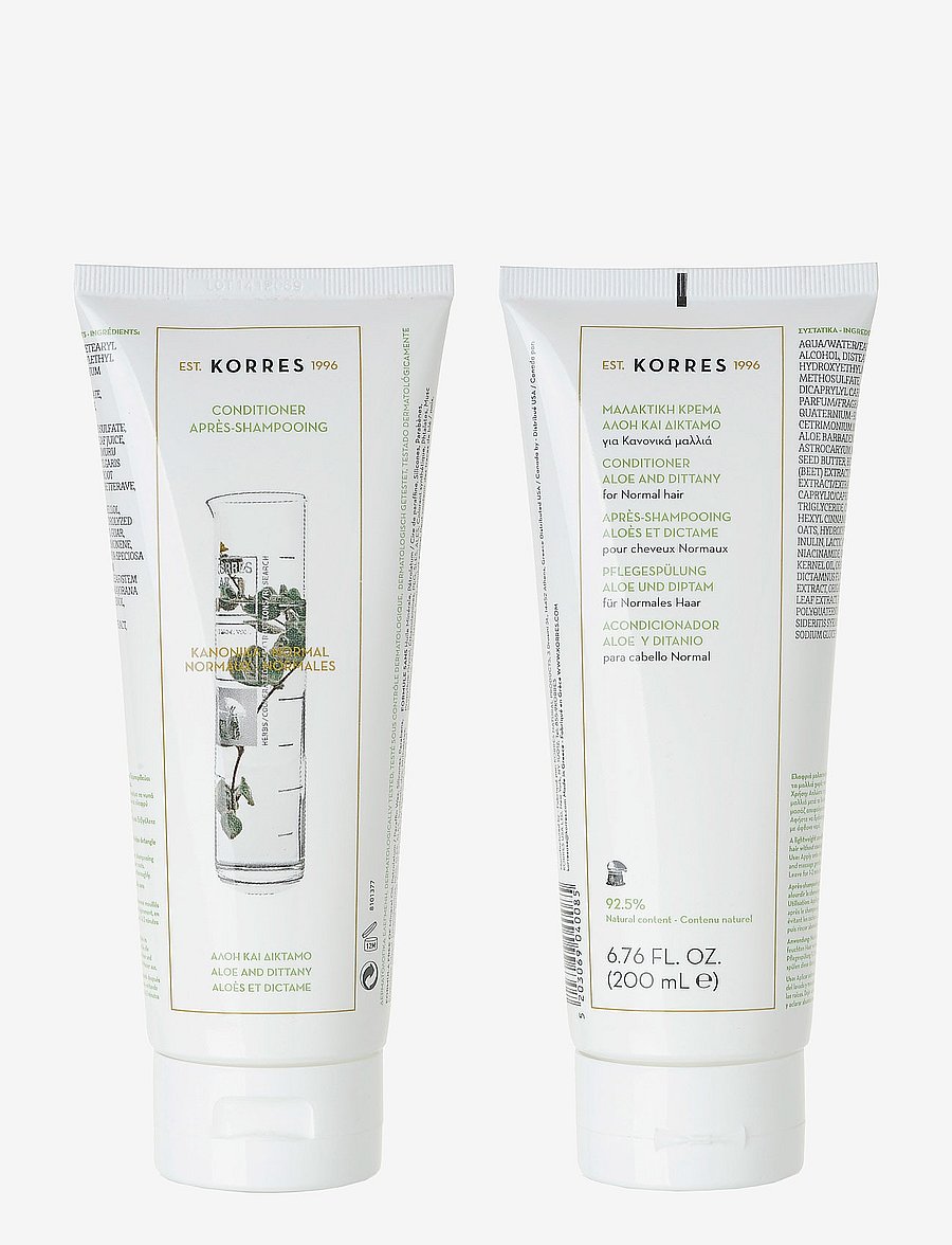 KORRES - Aloe + Dittany Conditioner For Νormal Ηair - balsam - clear - 1