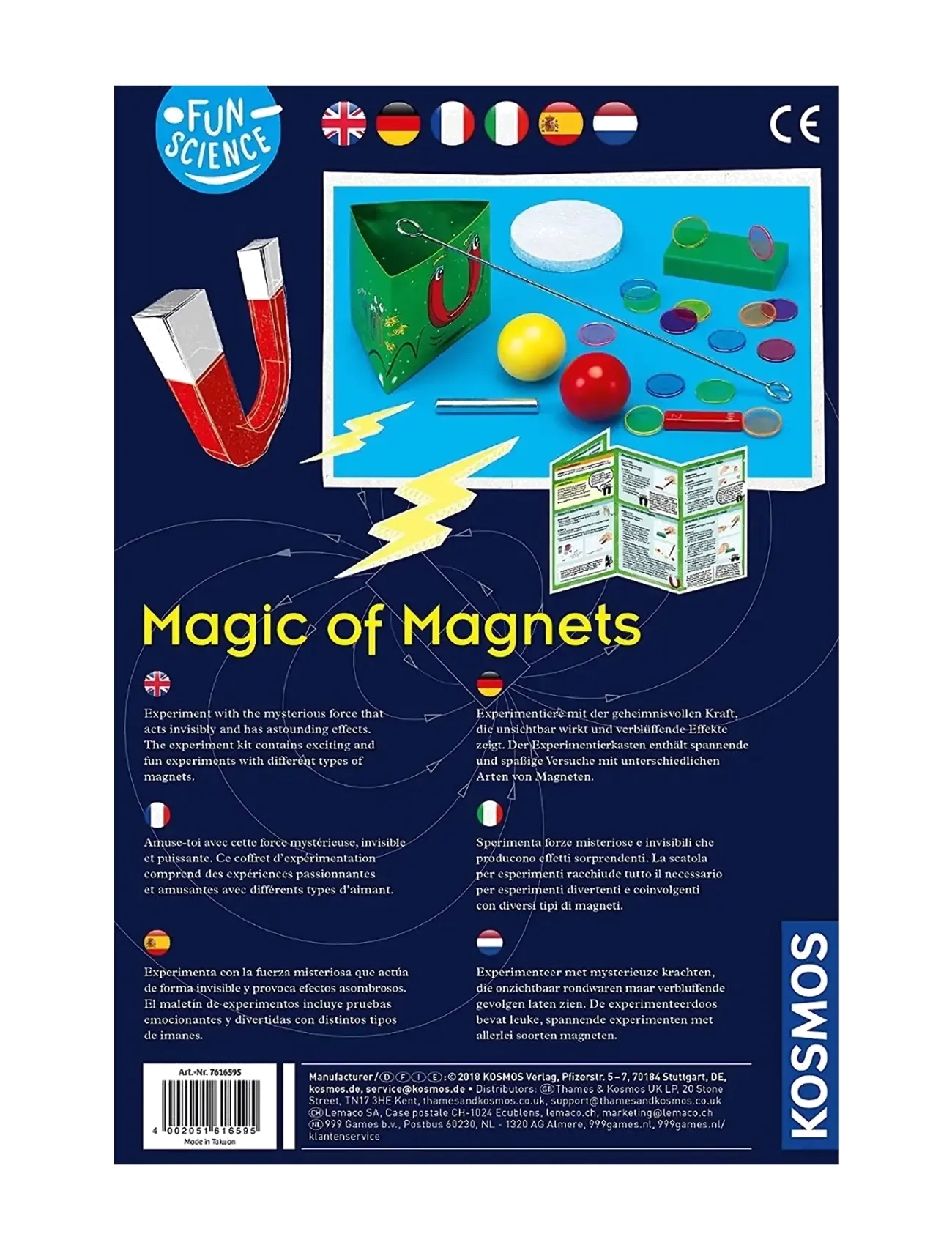 Kosmos - Fun Science: Magic of Magnets (DA/SE/NO) - multi - 1