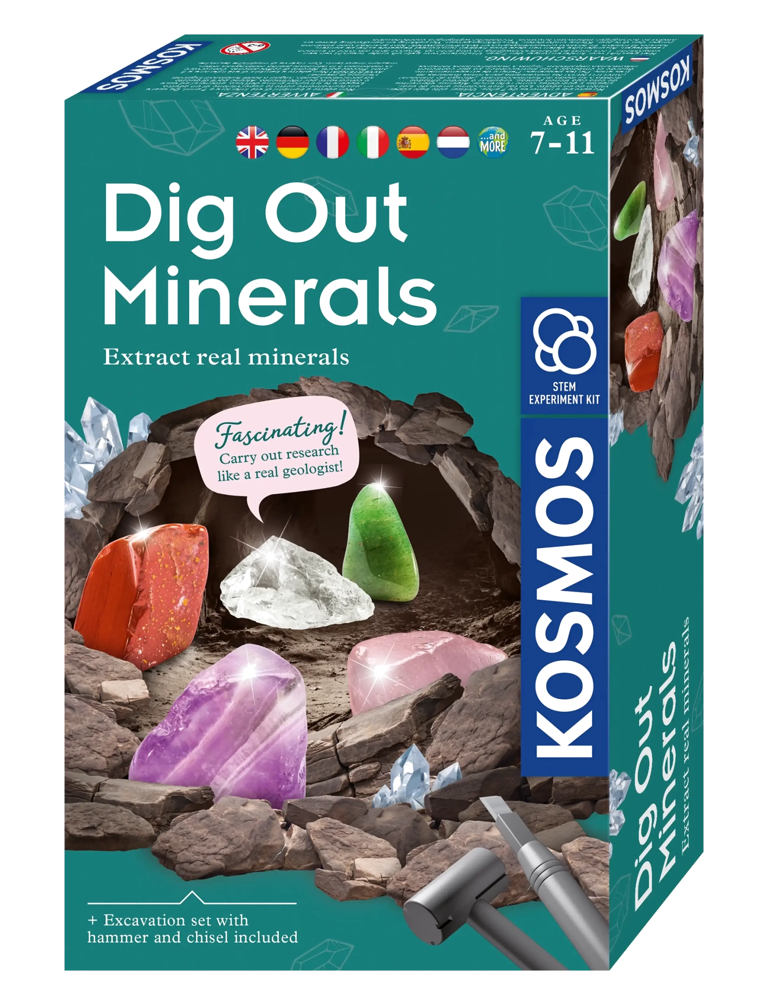 Kosmos Dig Out Minerals (DA/SE/NO) - Eksperimenter og videnskab - MULTI / multi