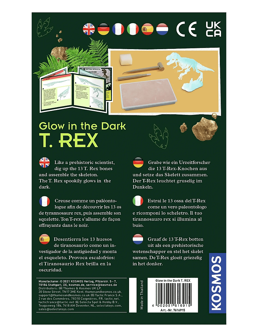 Kosmos - Glow in the Dark T-Rex (DA/SE/NO) - multi - 1