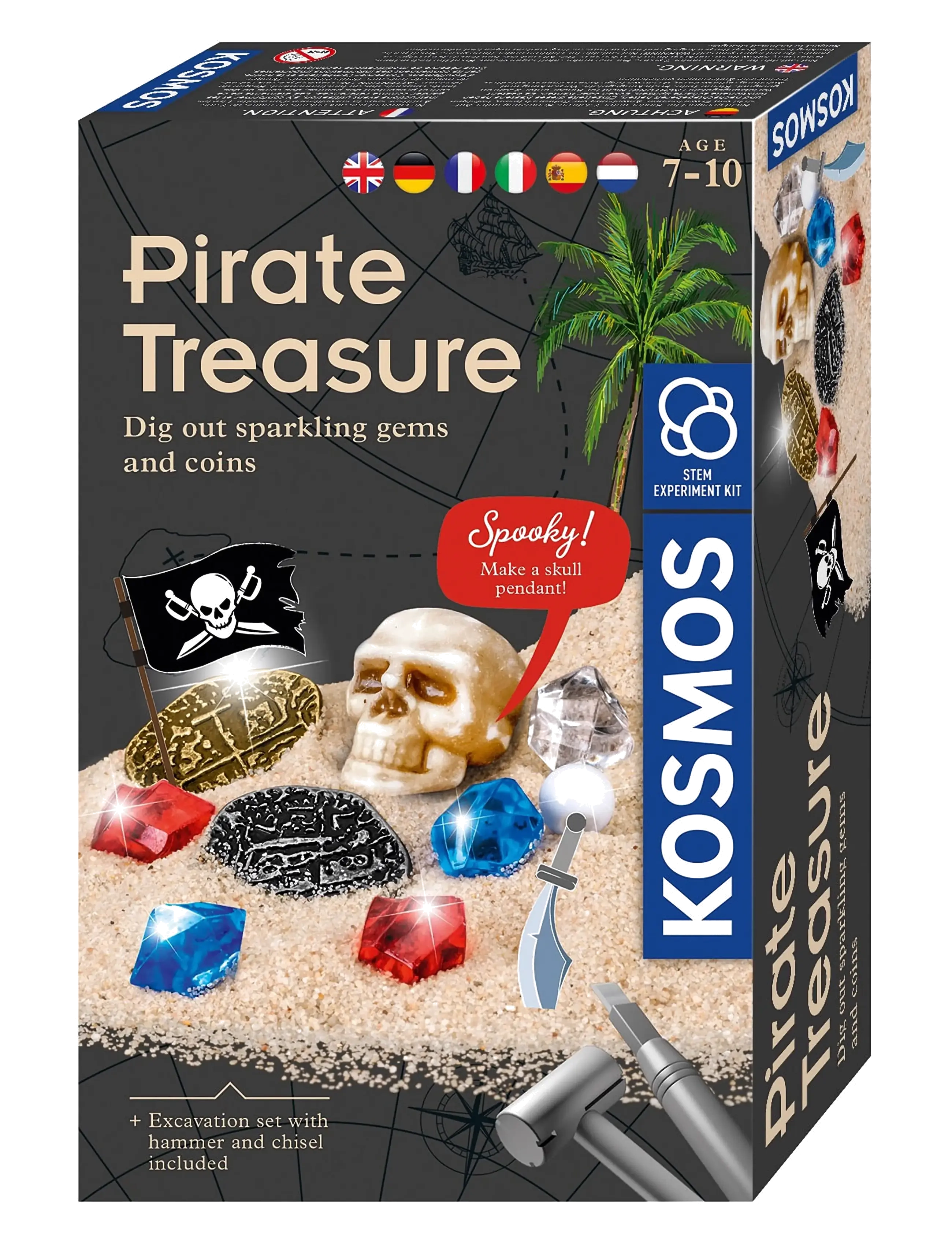 Kosmos Pirate Treasure - Science Kit - STEM (DA/SE/NO) - Eksperimenter og videnskab - MULTI / multi