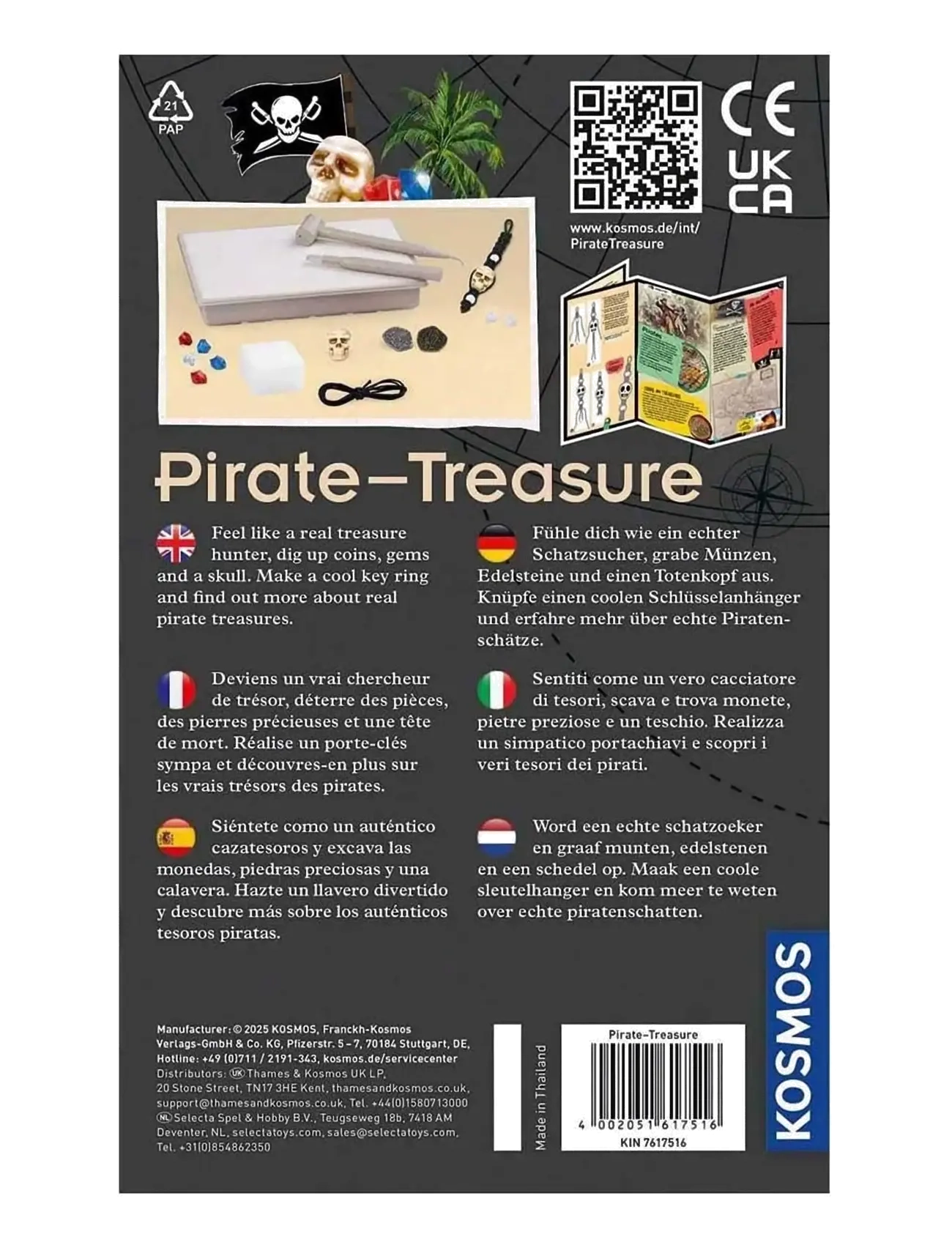 Kosmos - Pirate Treasure - Science Kit - STEM (DA/SE/NO) - multi - 2