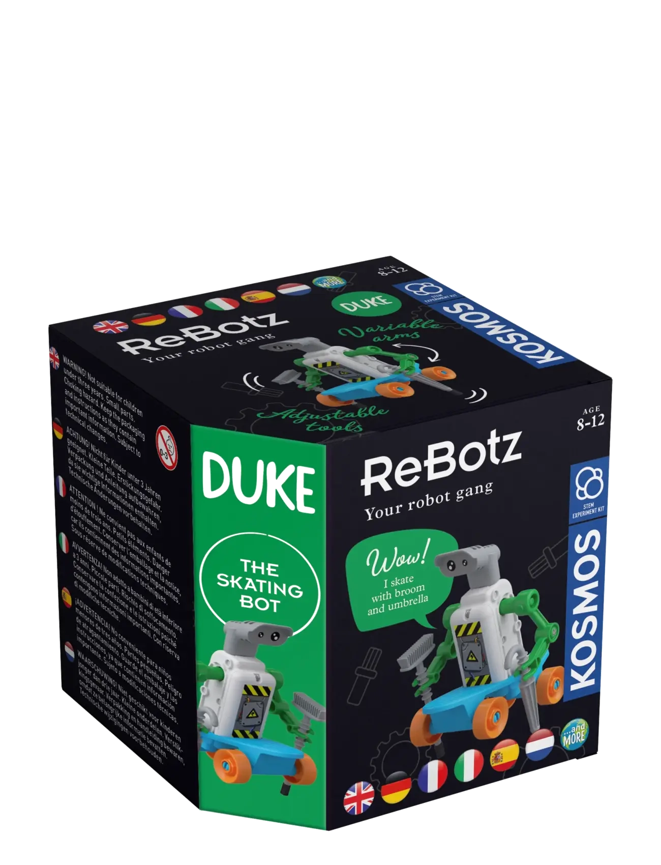 Kosmos ReBotz - Duke the Skating Robot (DA/SE/NO) - Robotter - MULTI / multi