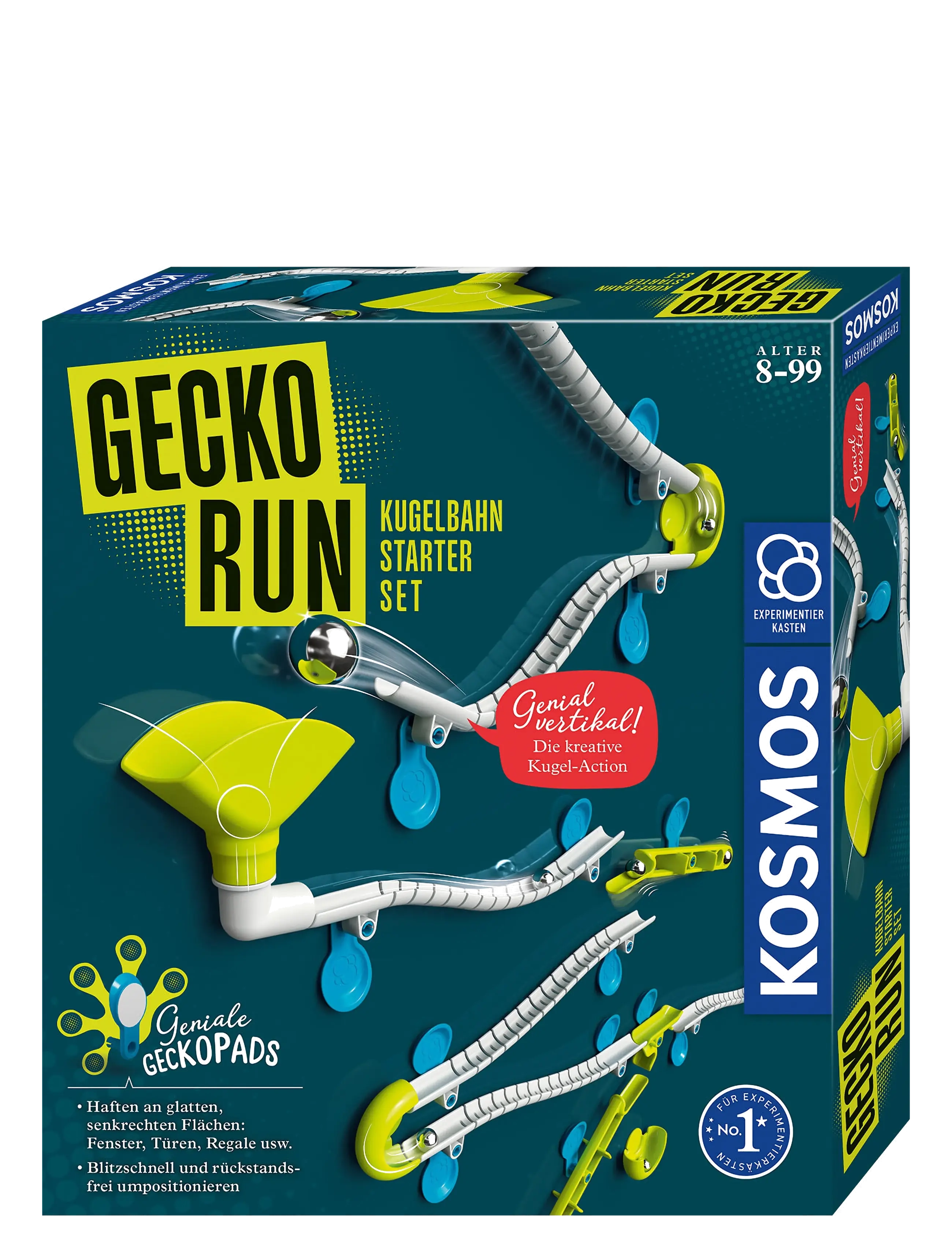 Kosmos Gecko Run Starter Set (DA/SE/NO) - Kuglebaner - MULTI / multi