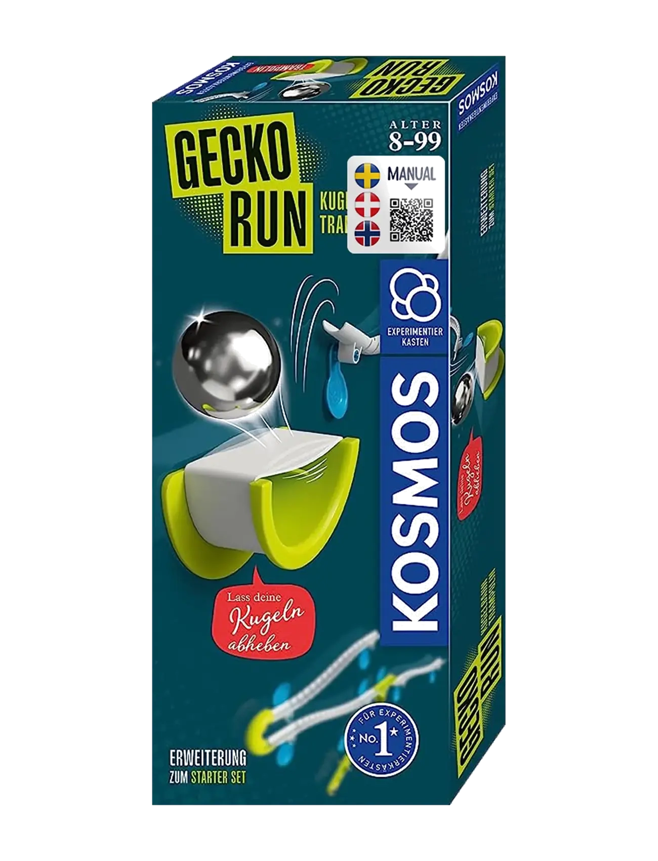Kosmos Gecko Run Trampolin Expansion (DA/SE/NO) - Kuglebaner - MULTI / multi