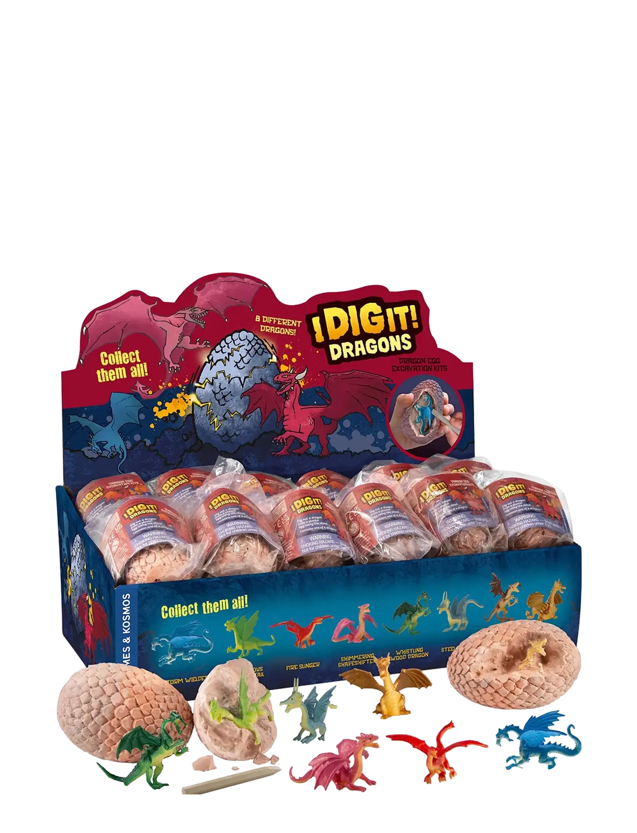 Kosmos - I Dig It! Dragons - Udgravning (DA/SE/NO) (Display: 24) - multi - 3