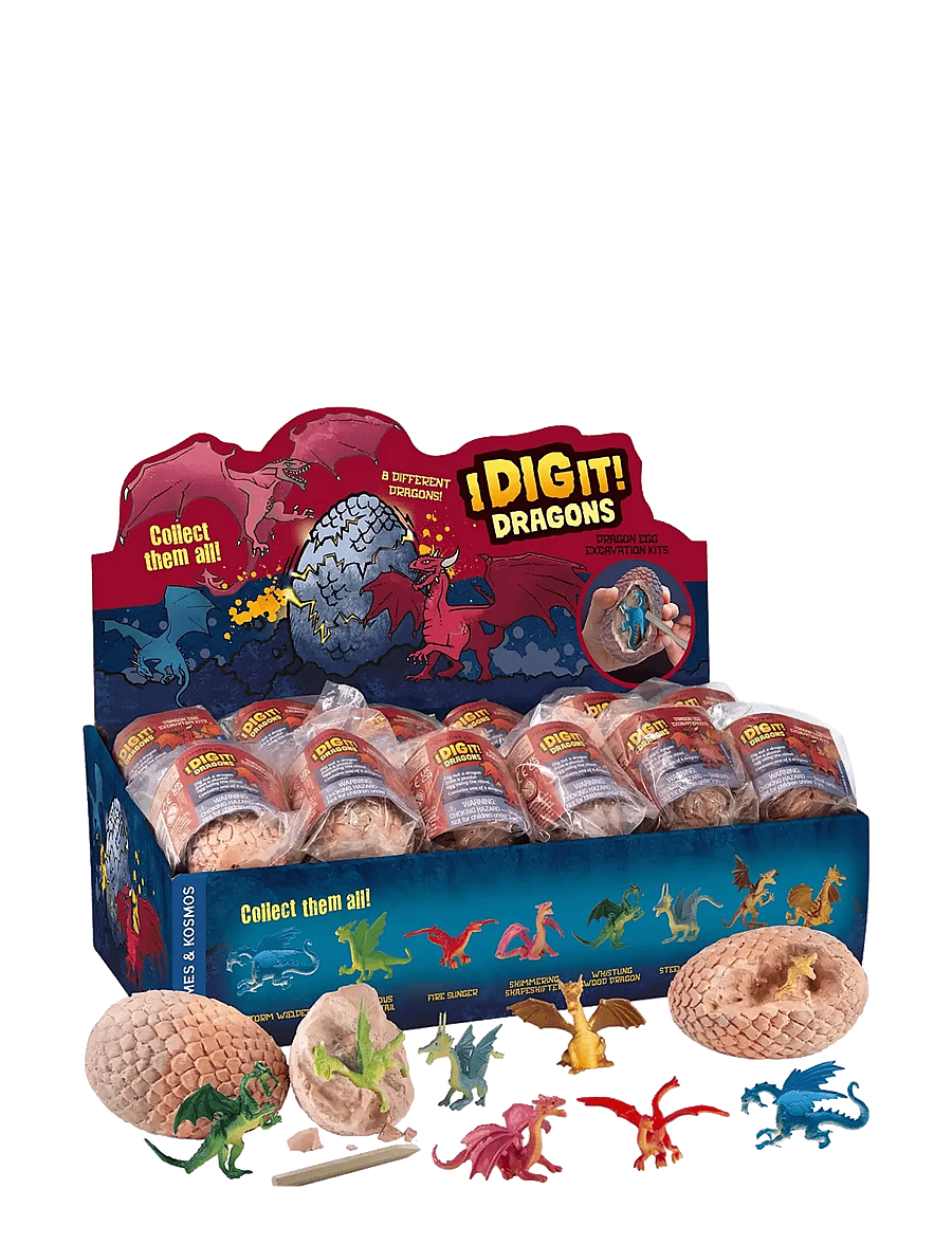 Kosmos - I Dig It! Dragons - Udgravning (DA/SE/NO) (Display: 24) - multi - 3