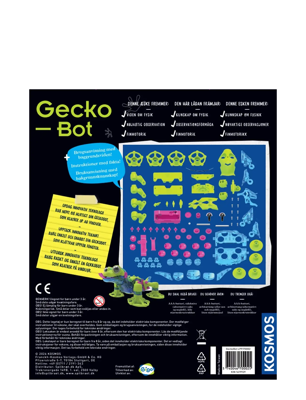 Kosmos - Gecko-Bot (DA/SE/NO) - multi - 1