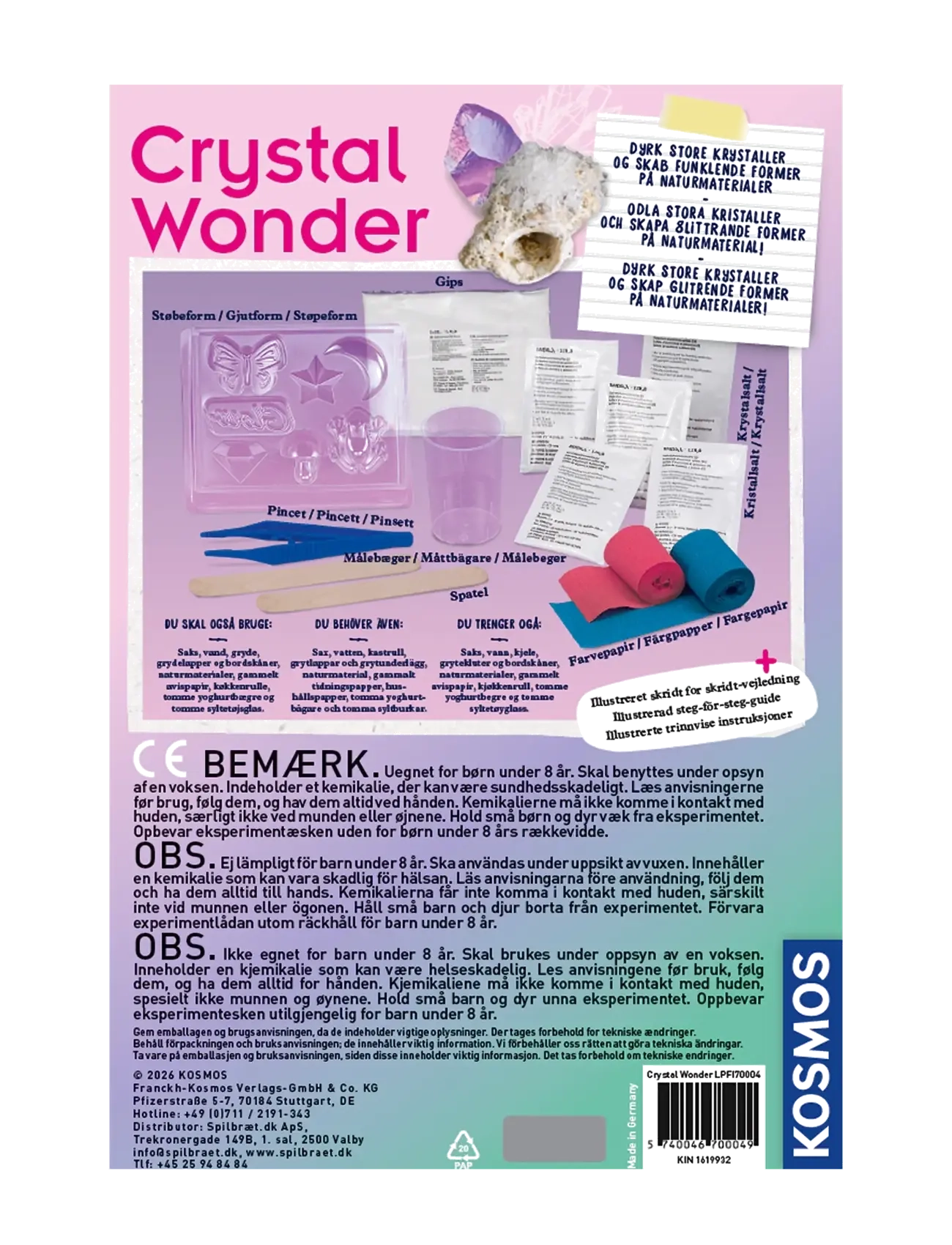 Kosmos - Crystal Wonder (DA/SE/NO) - multi - 1