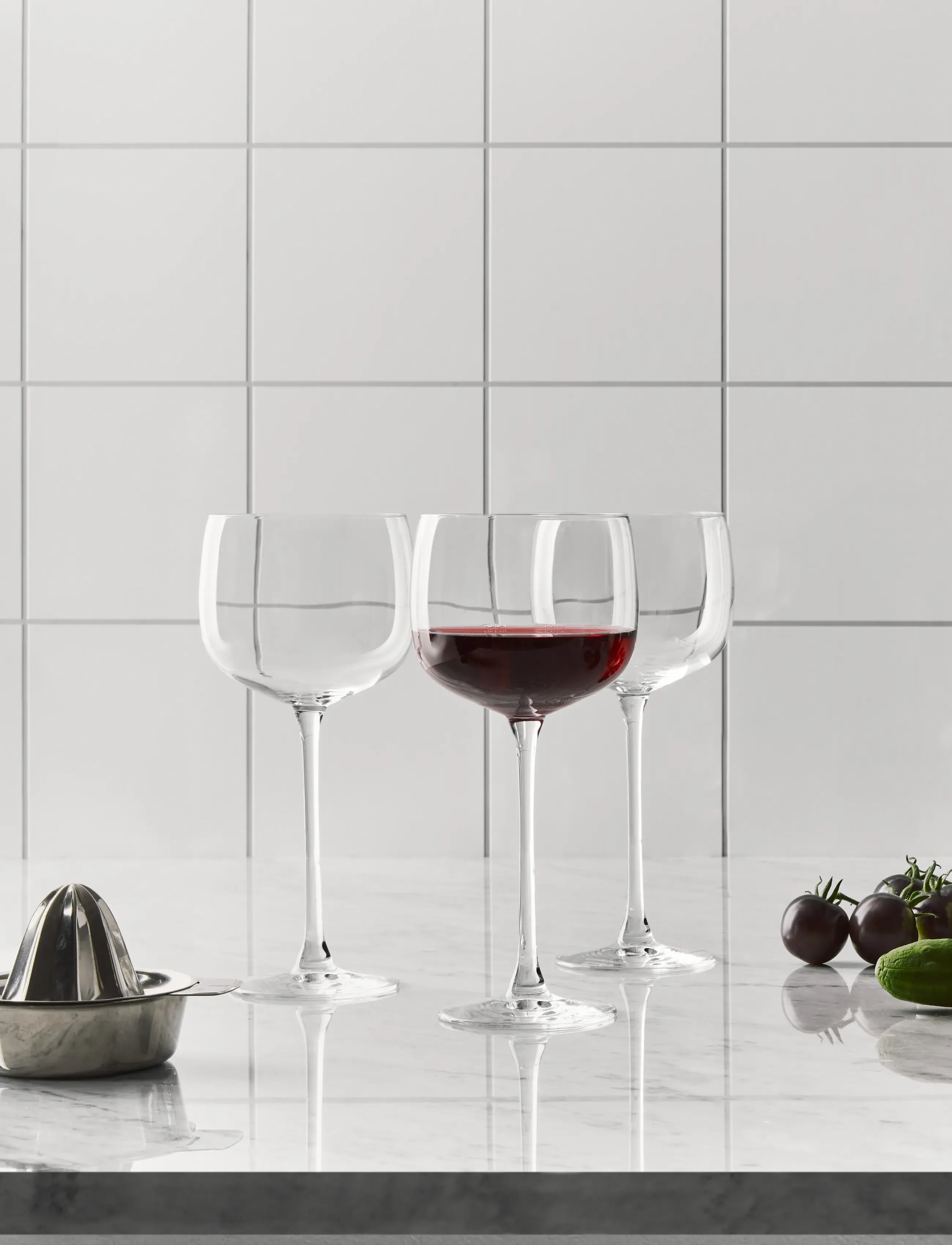 Kosta Boda - Nutid rödvinsglas 53cl 4-pack - rotweingläser - clear - 0