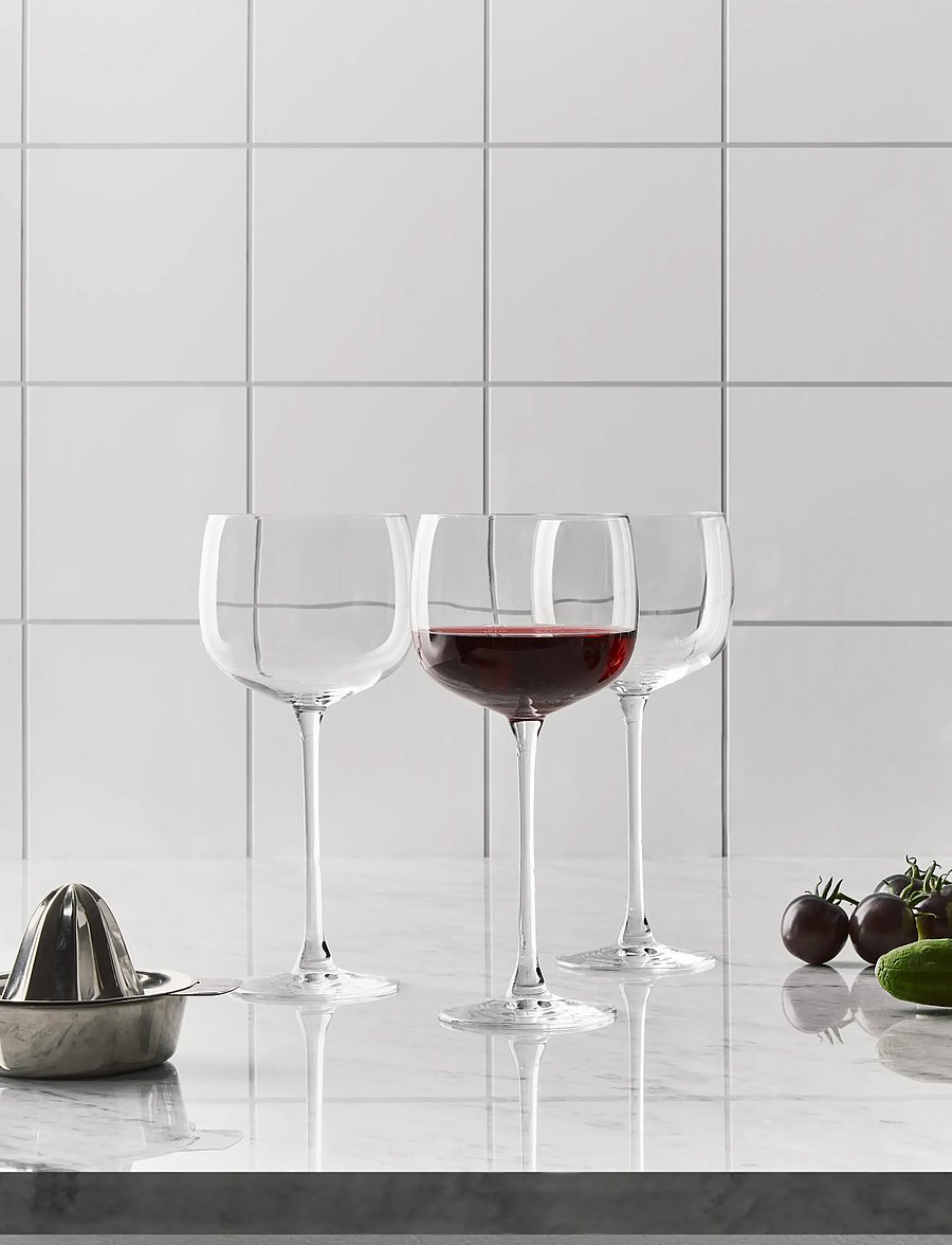 Kosta Boda - Nutid rödvinsglas 53cl 4-pack - rotweingläser - clear - 0