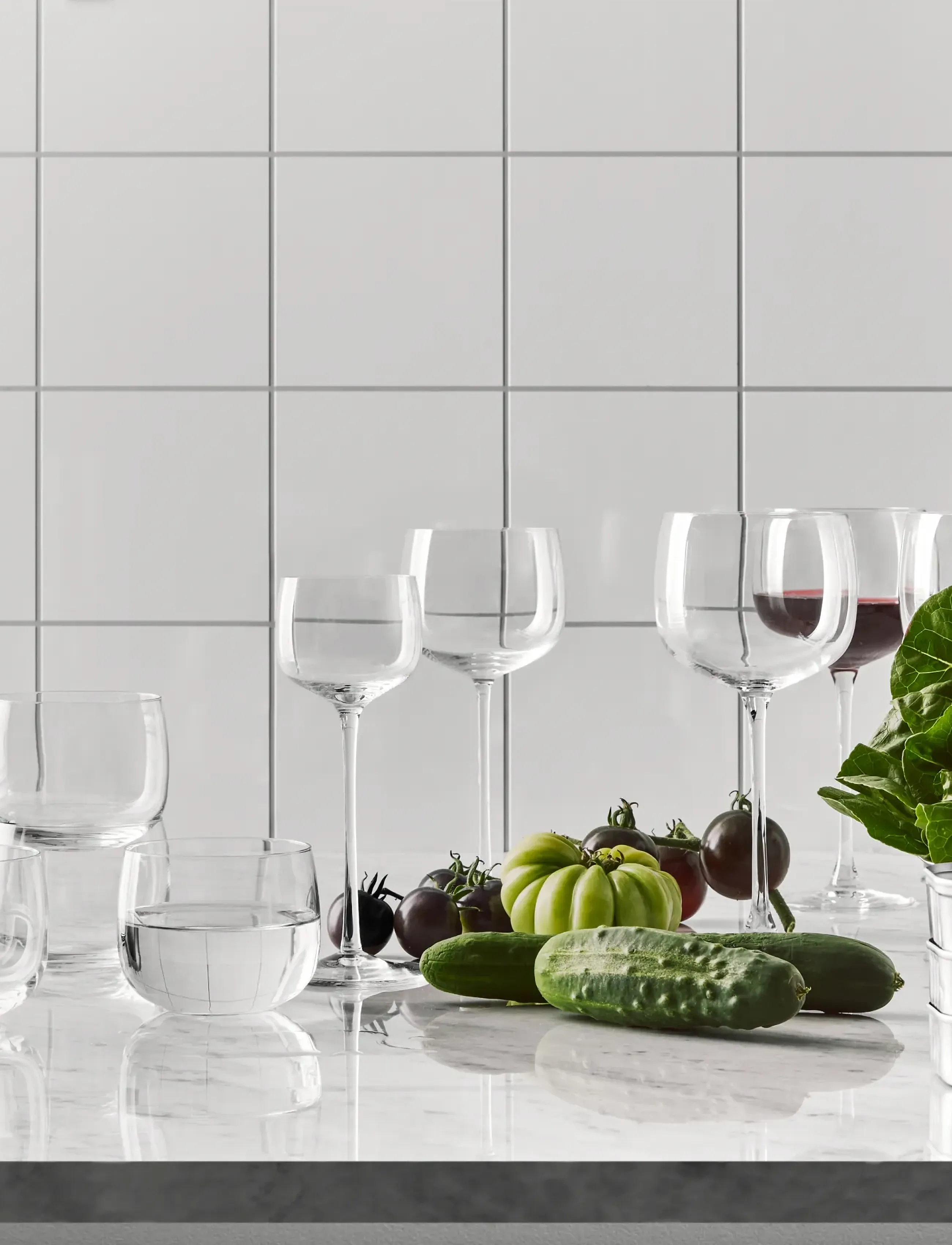 Kosta Boda - Nutid vitvinsglas 39cl 4-pack - vitvinsglas - clear - 2