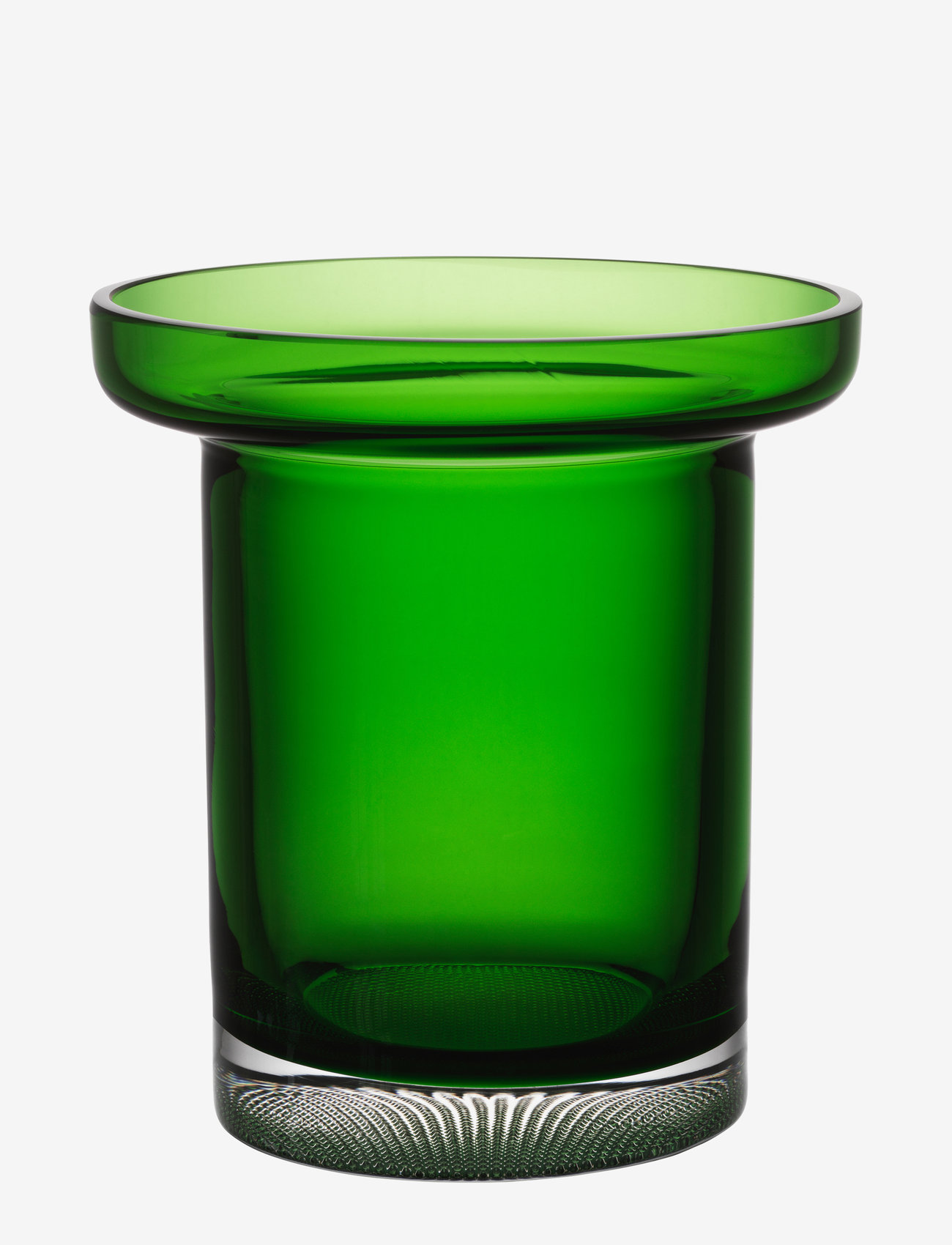 Kosta Boda - LIMELIGHT TULIP VASE APPLE GREEN  H 195MM - big vases - green - 0