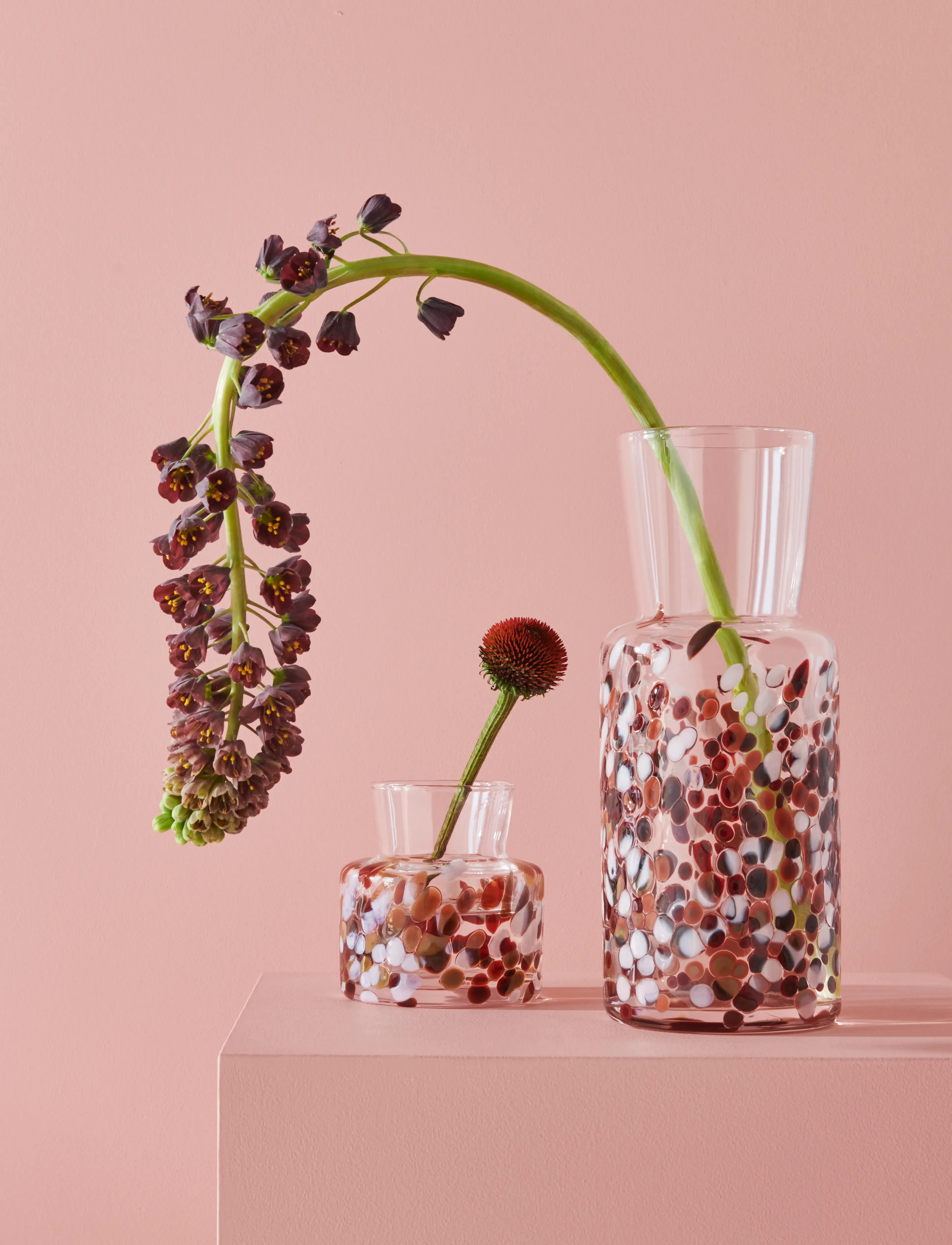 Kosta Boda Meadow-Vase, Efterår, 300 Mm, 30 cm, Vases, Rot - Cylinder Homeware