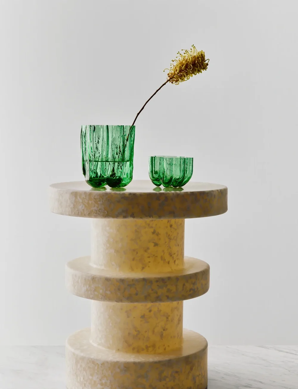 Kosta Boda - Crackle vas mörkgrön 121mm - tekertahaldarar - green - 1