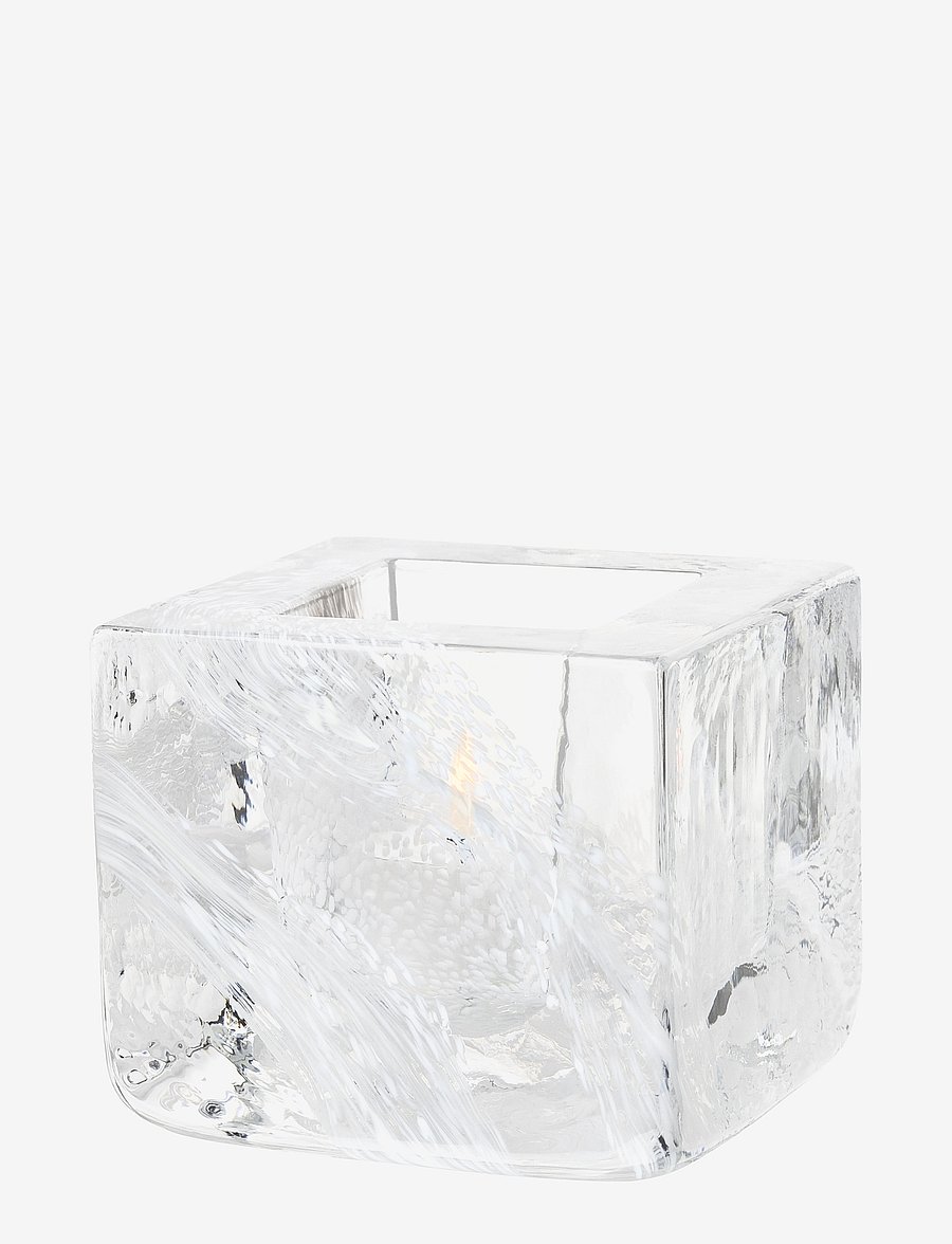 Kosta Boda - BRICK VOTIVE VIT D 85MM - teelichthalter - white - 1
