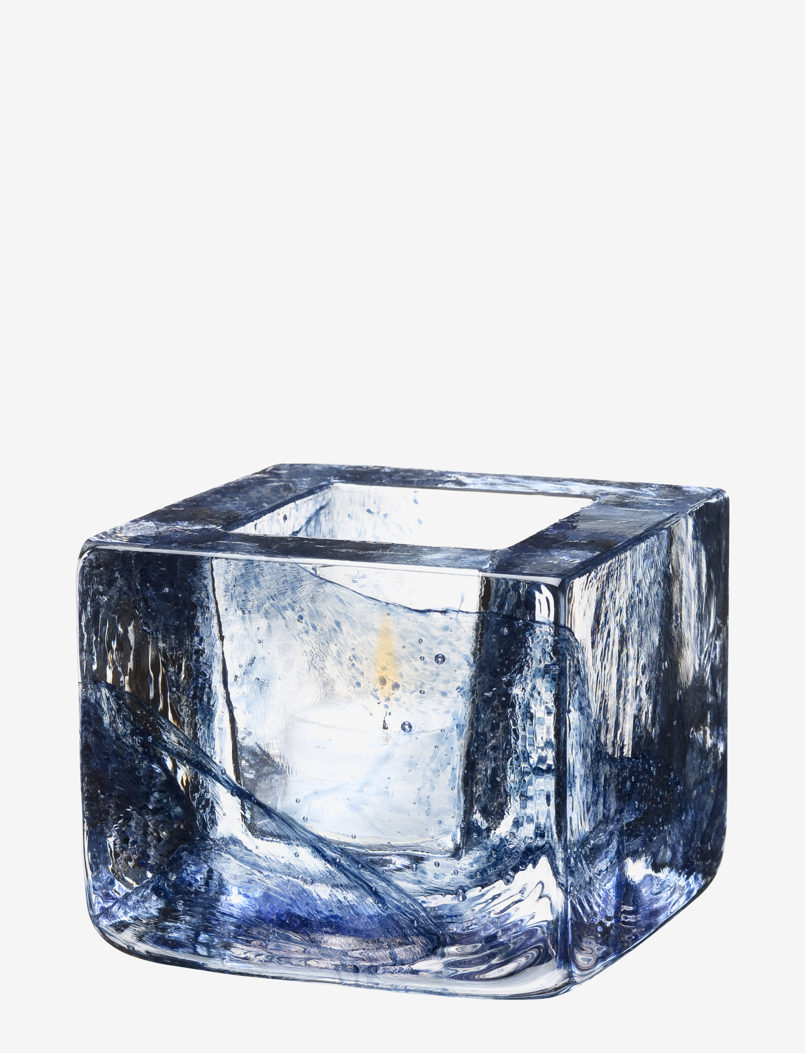 KOSTA BODA Brick Lygte, Blå, D 85 Mm Blau - Ø 8.5CM - Unisex
