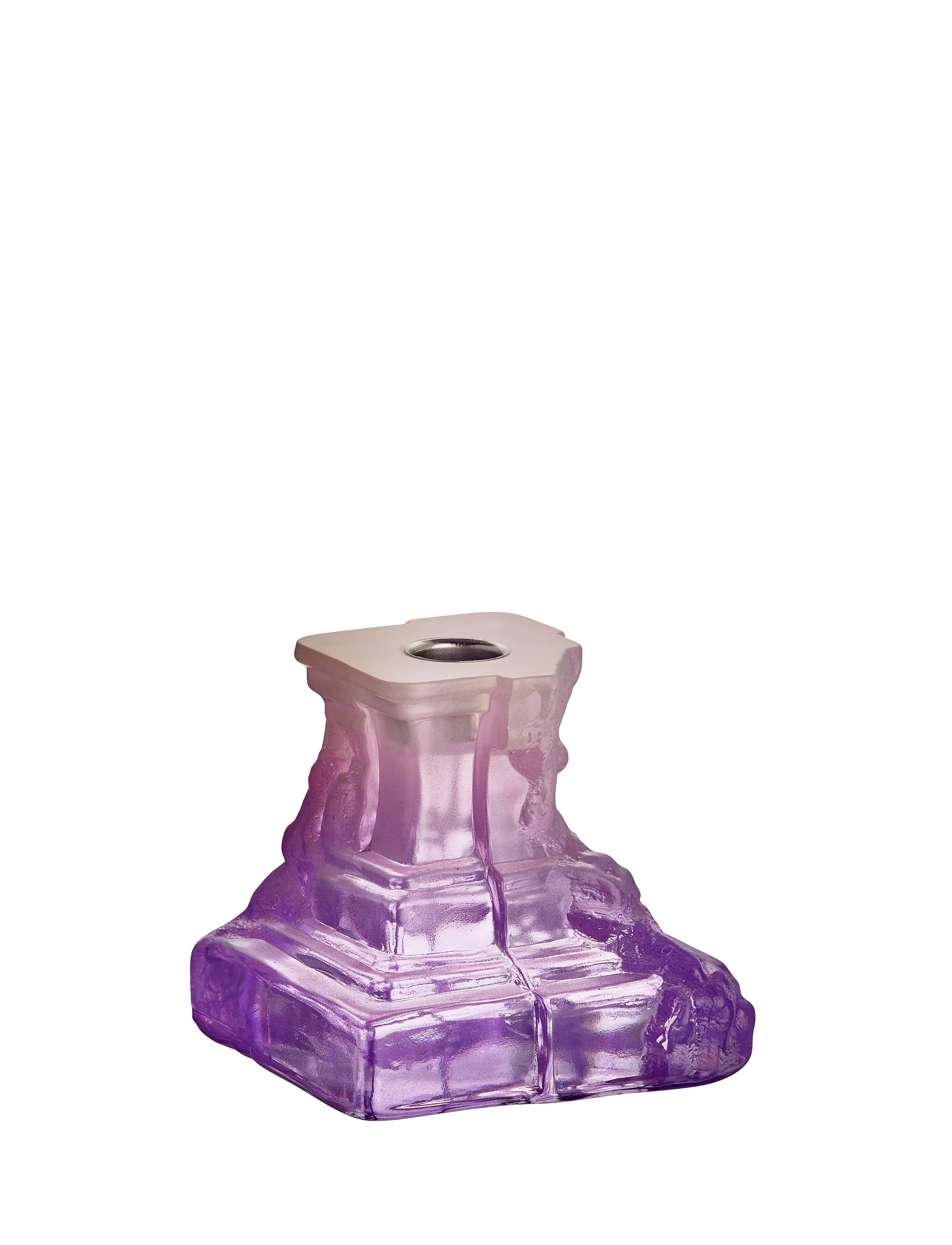 Kosta Boda - Rocky Baroque ljusstake lila dis 95mm - chandeliers - lilac haze - 2