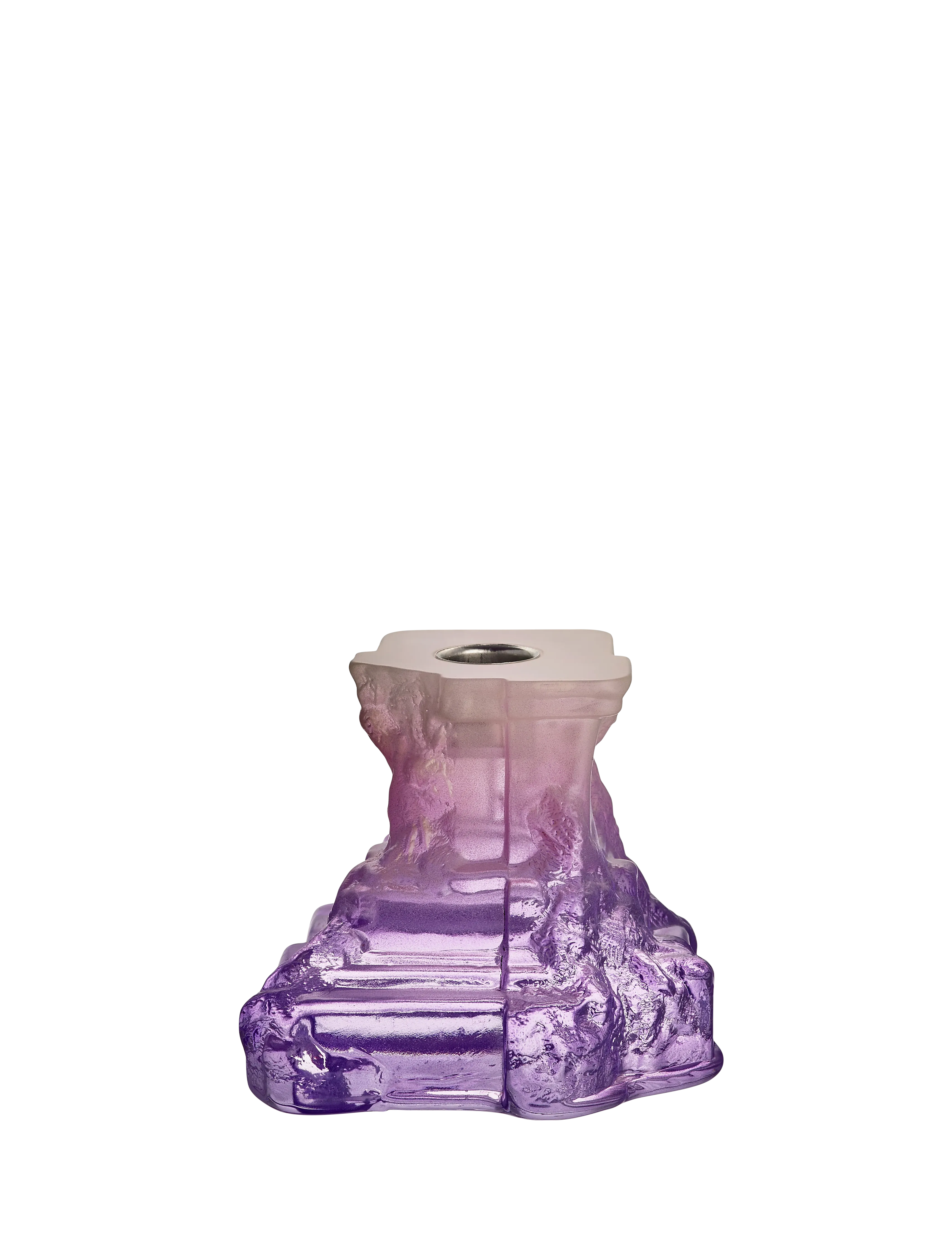 Kosta Boda - Rocky Baroque ljusstake lila dis 95mm - chandeliers - lilac haze - 4