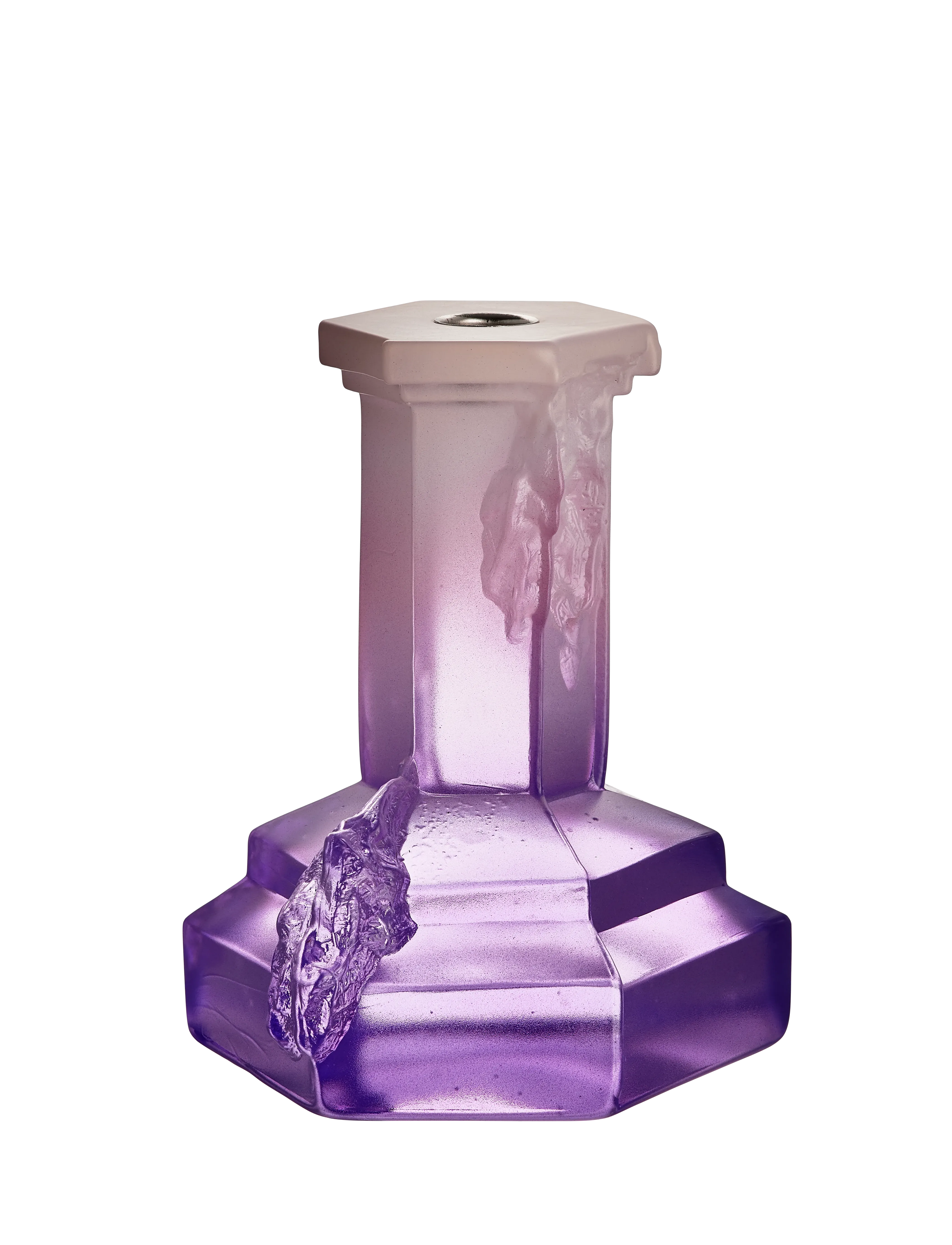 Kosta Boda - Rocky Baroque ljusstake 175mm - køb efter pris - lilac haze - 2