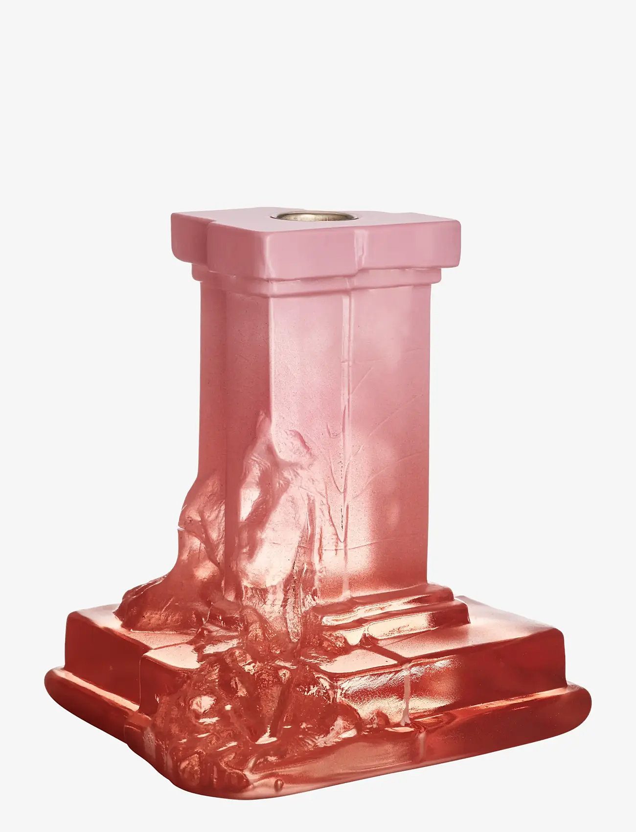Kosta Boda - Rocky Baroque ljusstake spicy rose 150mm - kerzenständer - spicy rose - 0