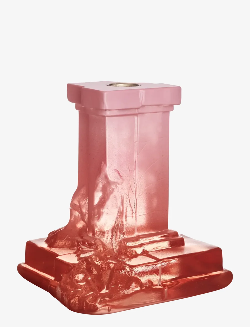 Kosta Boda - Rocky Baroque ljusstake spicy rose 150mm - nach preis einkaufen - spicy rose - 0