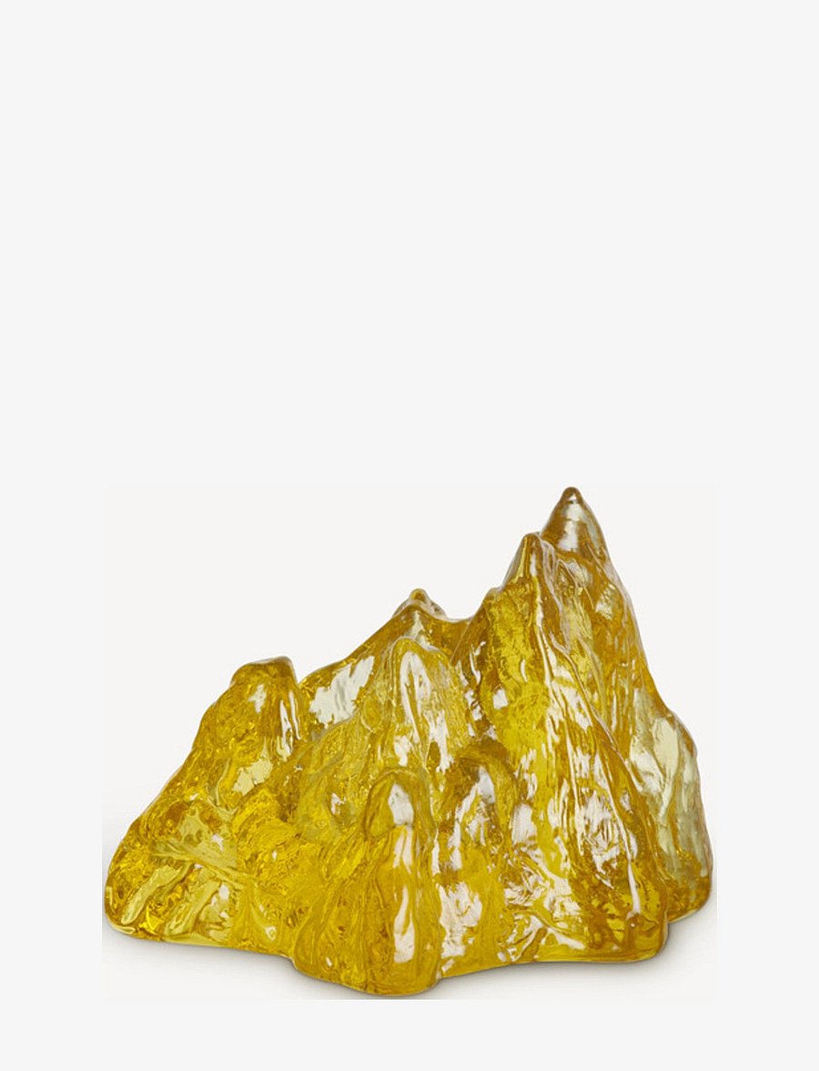 Kosta Boda - The Rock ljuslykta - teeküünlahoidjad - yellow - 1