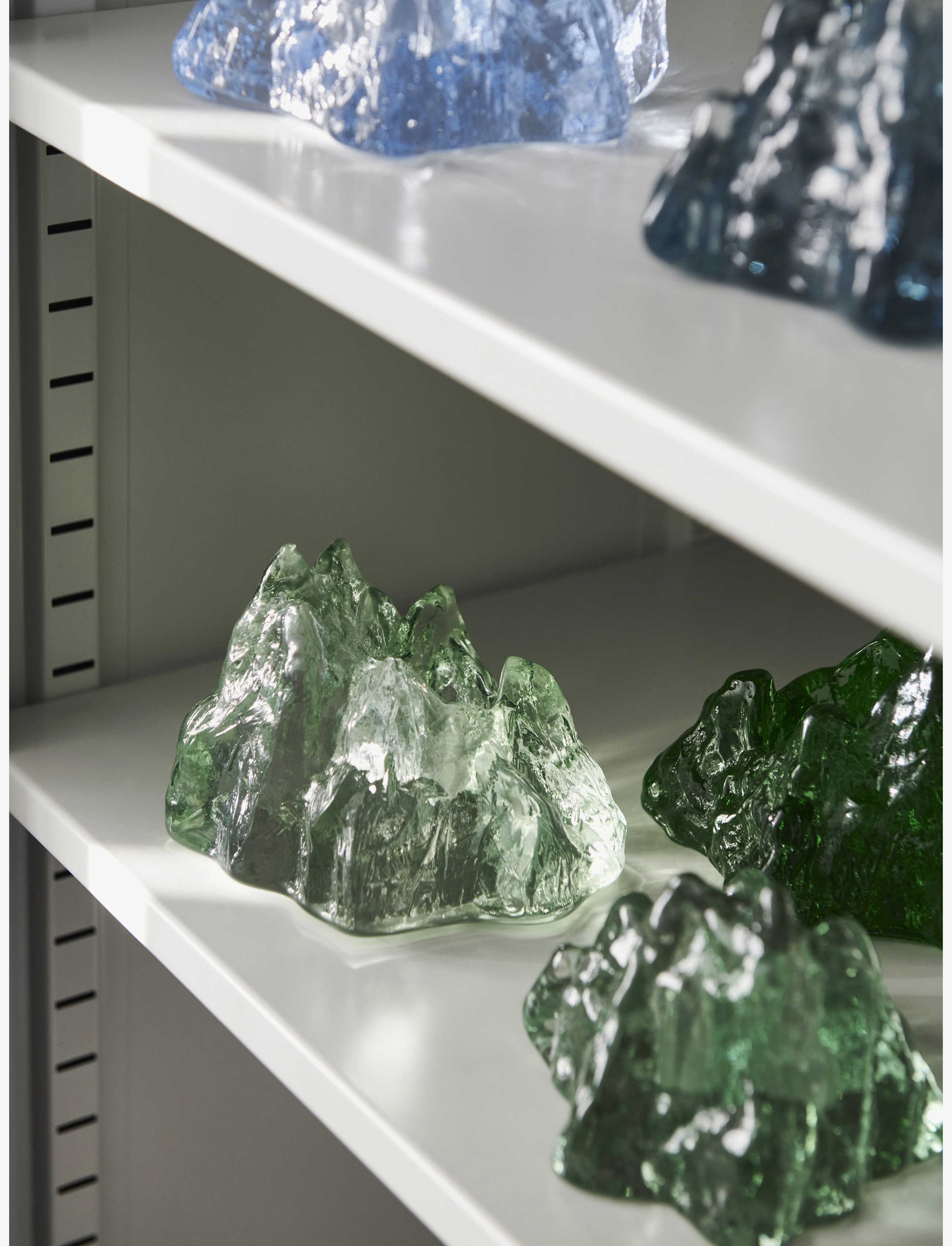 Kosta Boda - The Rock votive iron oxide 91mm - køb efter pris - green - 2