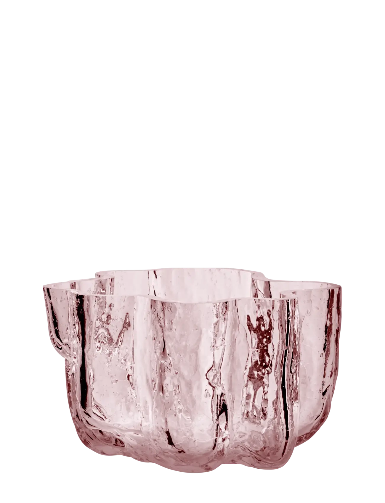 KOSTA BODA Crackle Lyslygte, Lyserød, 58 Mm Pink - 5.8 CM - Unisex
