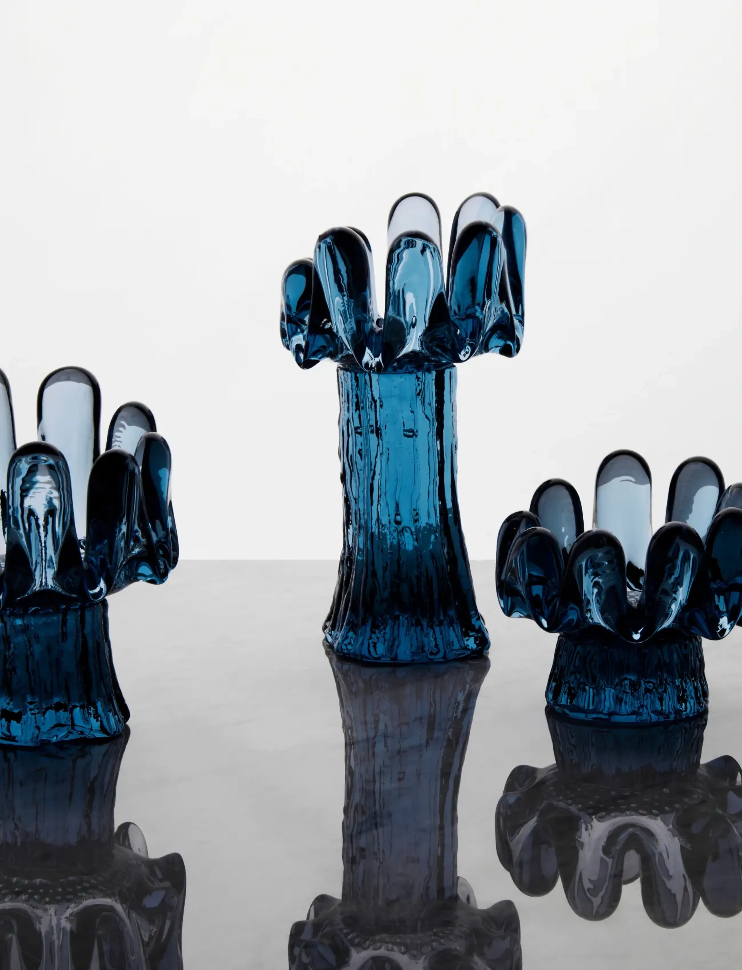 Kosta Boda Sunflower Cirkulær 115 Mm, H11.5 cm, Candlesticks & Lanterns, Blau - Tealight Holders, Homeware