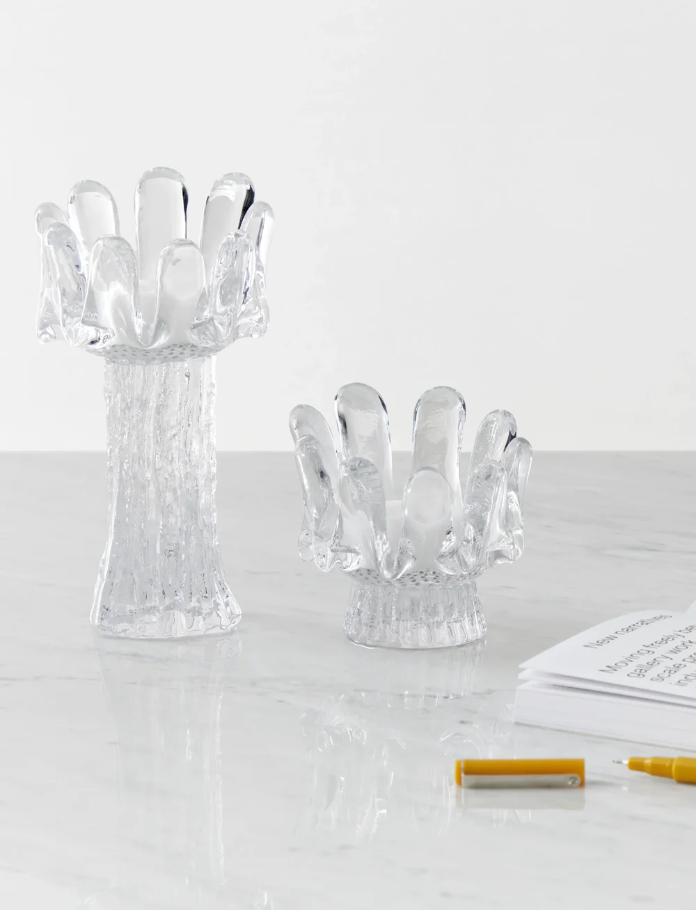Kosta Boda - Solros 92mm - figūros ir skulptūros - clear - 1