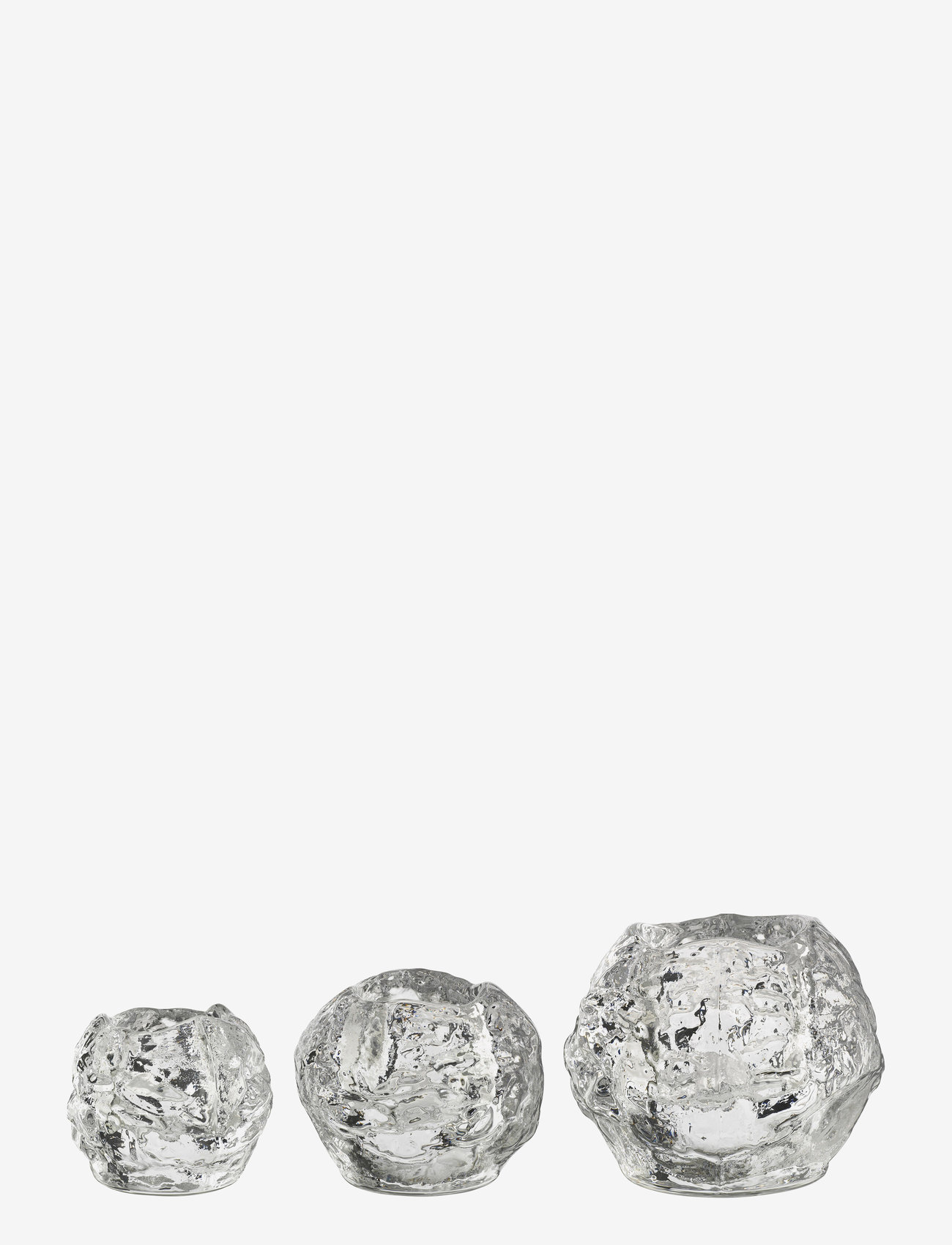 Kosta Boda Snowball ljuslykta 3-pack - Õde - CLEAR / undefined