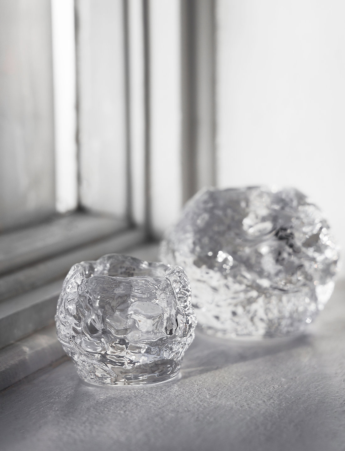 Kosta Boda - SNÖBOLL LJUSLYKTA H 60MM - teelichthalter - clear - 1