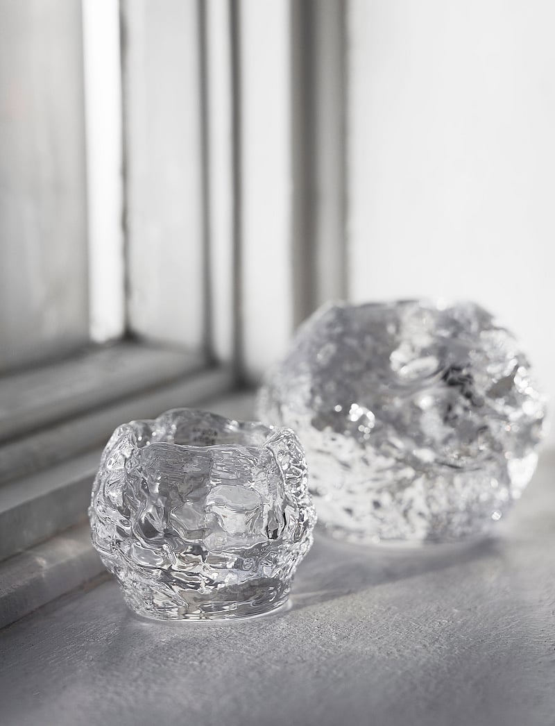 Kosta Boda - SNÖBOLL LJUSLYKTA H 60MM - teelichthalter - clear - 0